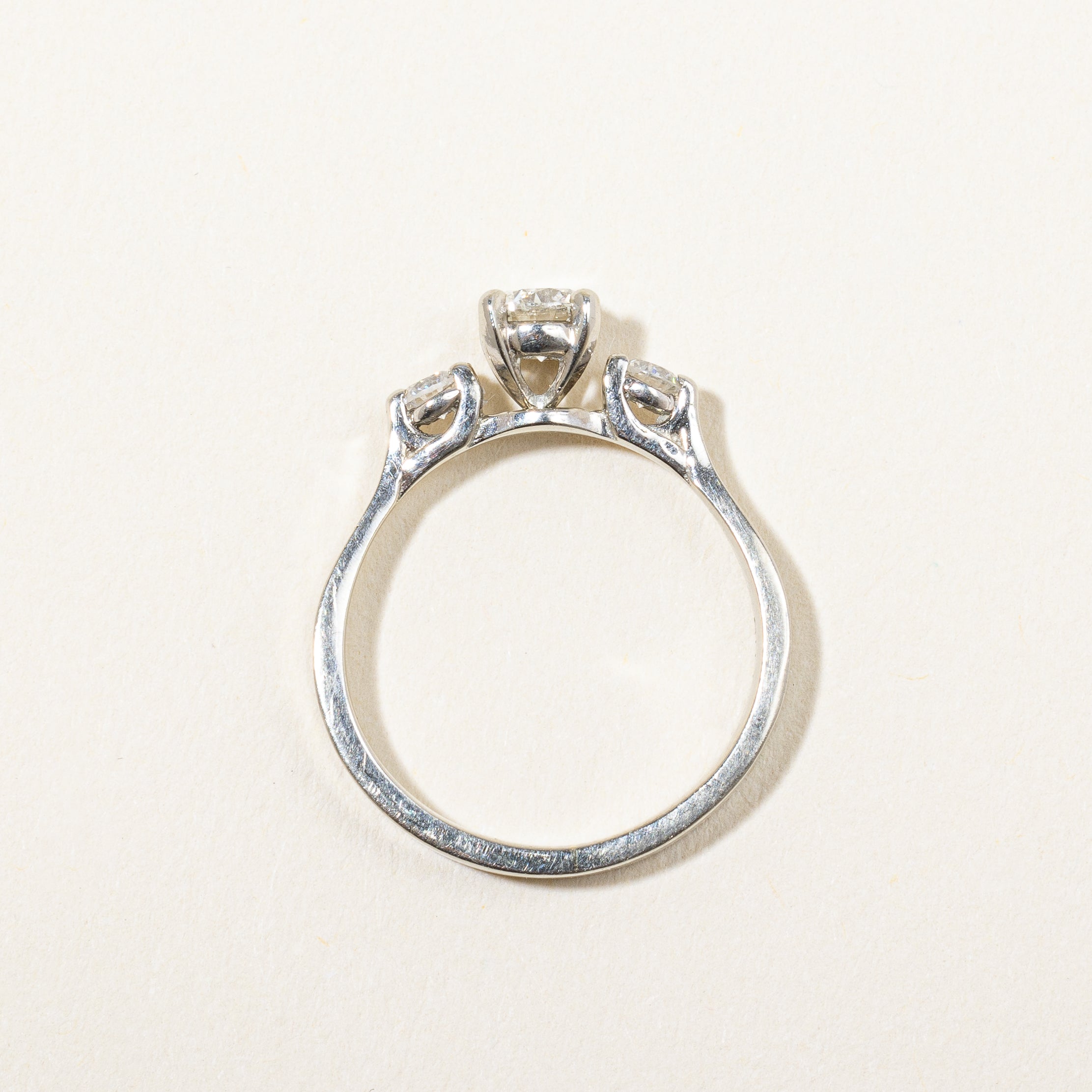 Three Stone Diamond Ring | 0.37 ctw | SZ 4.25 |