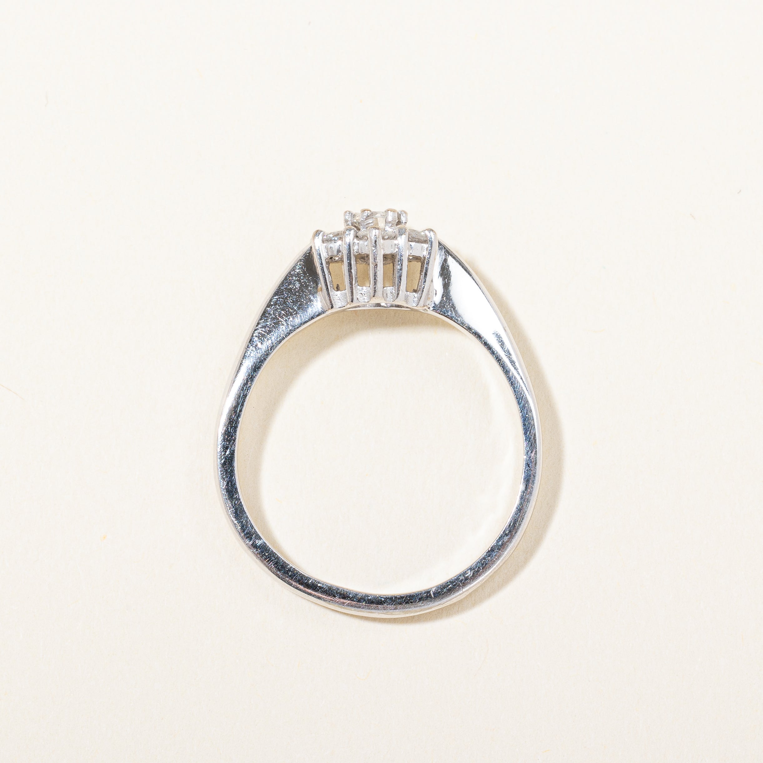 Tapered Floral Diamond Ring | 0.50 ctw, SZ 8.5 |