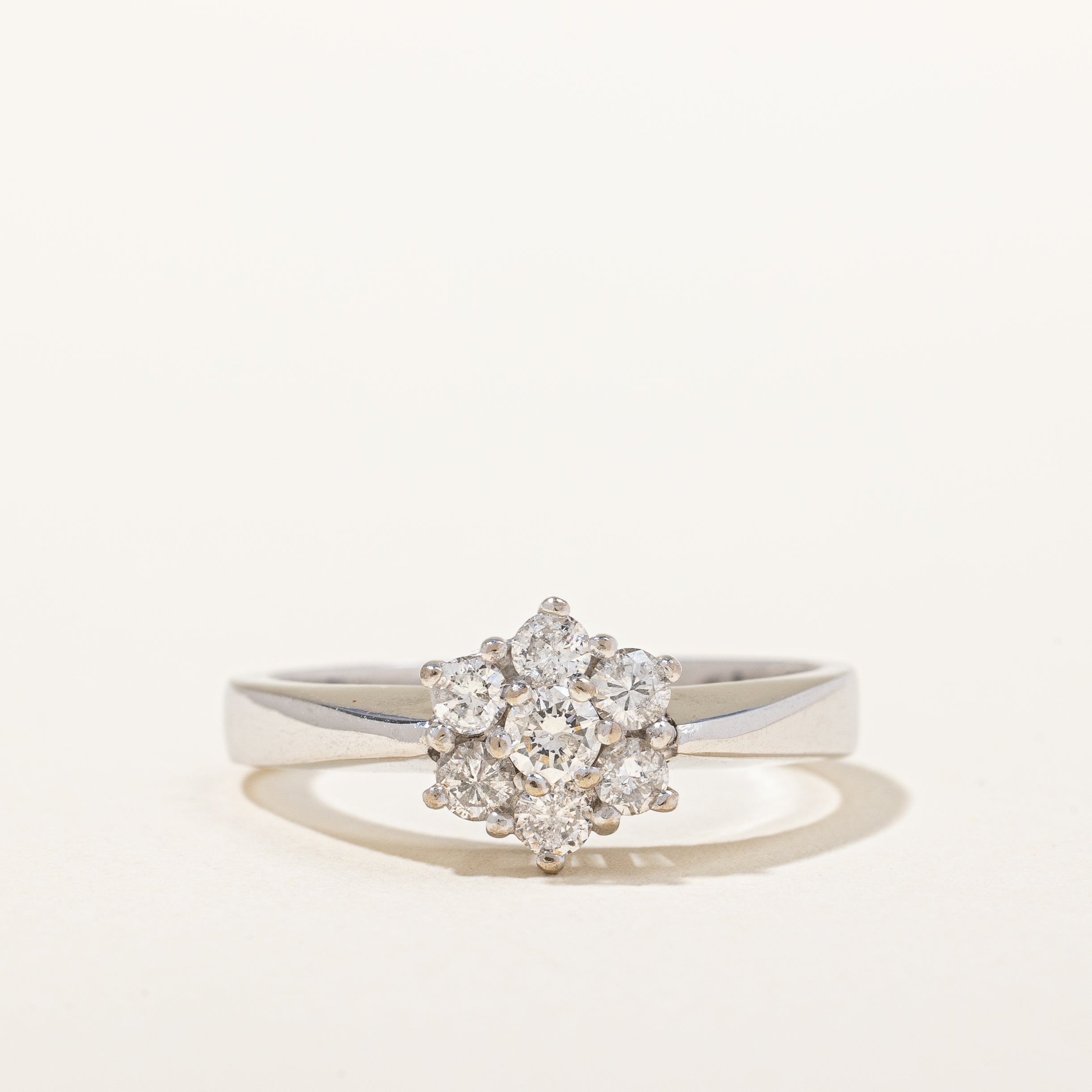 Tapered Floral Diamond Ring | 0.50 ctw, SZ 8.5 |