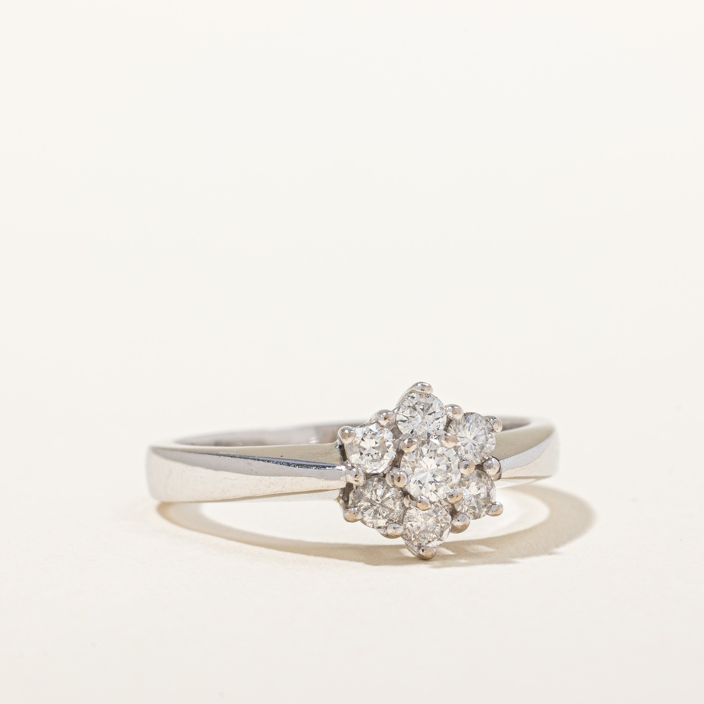 Tapered Floral Diamond Ring | 0.50 ctw, SZ 8.5 |