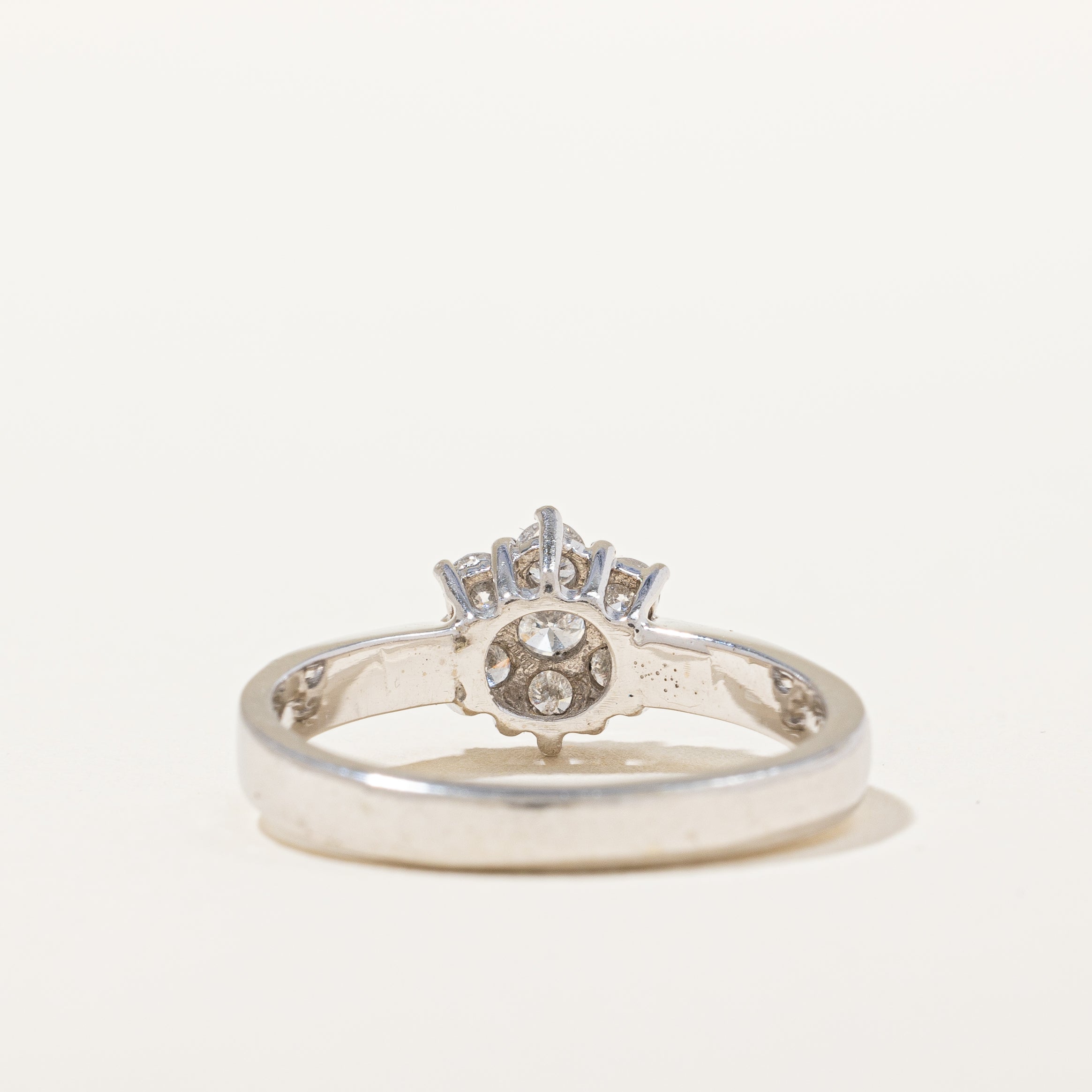 Tapered Floral Diamond Ring | 0.50 ctw, SZ 8.5 |