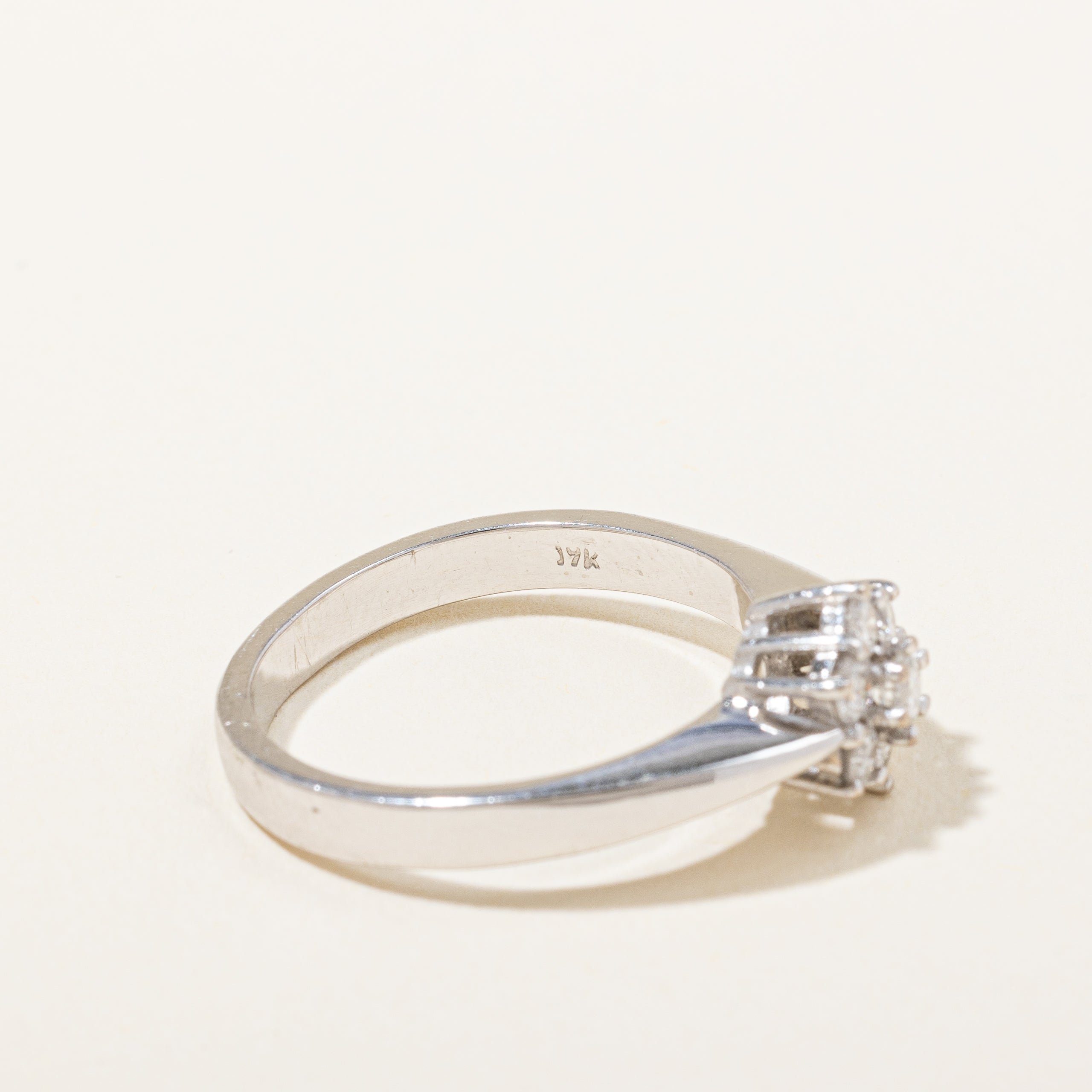 Tapered Floral Diamond Ring | 0.50 ctw, SZ 8.5 |