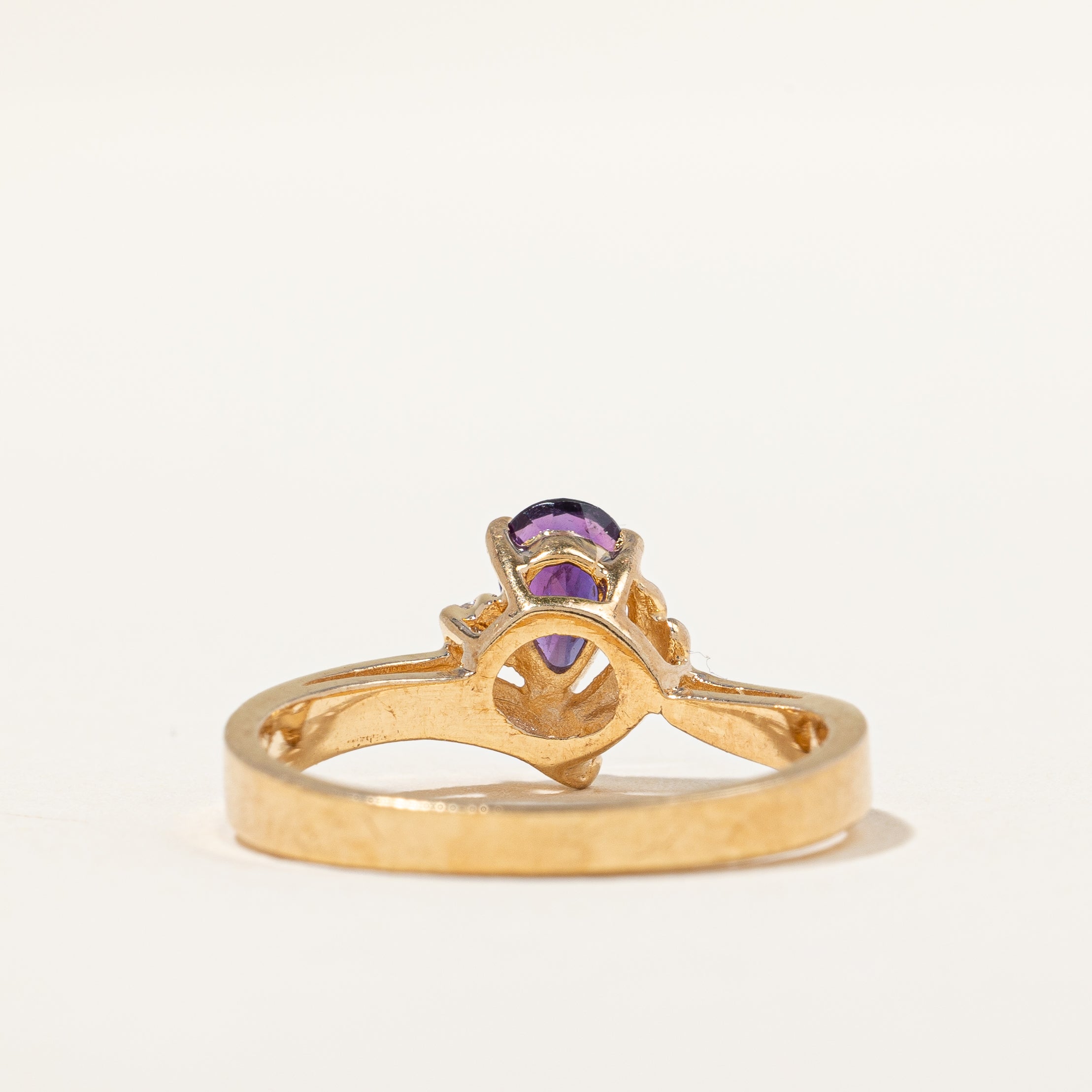 Pear Cut Amethyst Ring | SZ 6.25 |