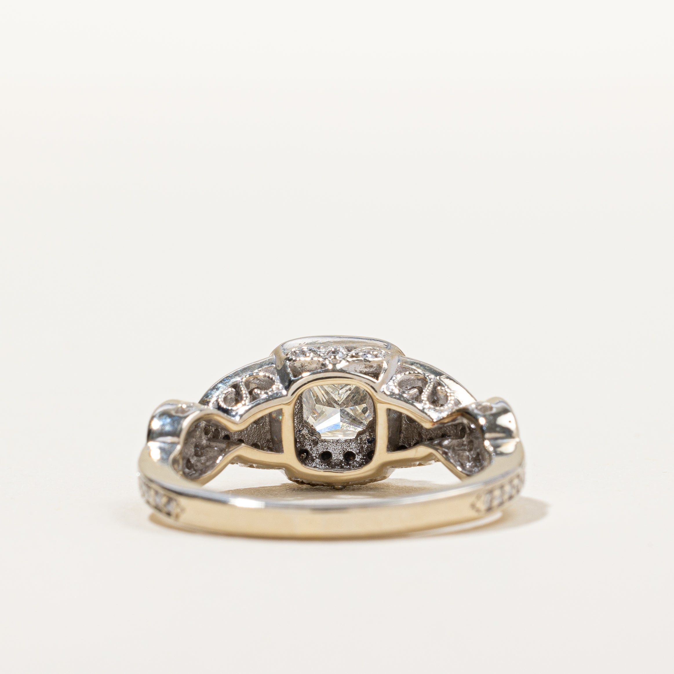 Princess Cut Braided Band Engagement Ring | 1.05 ctw, SZ 7 |
