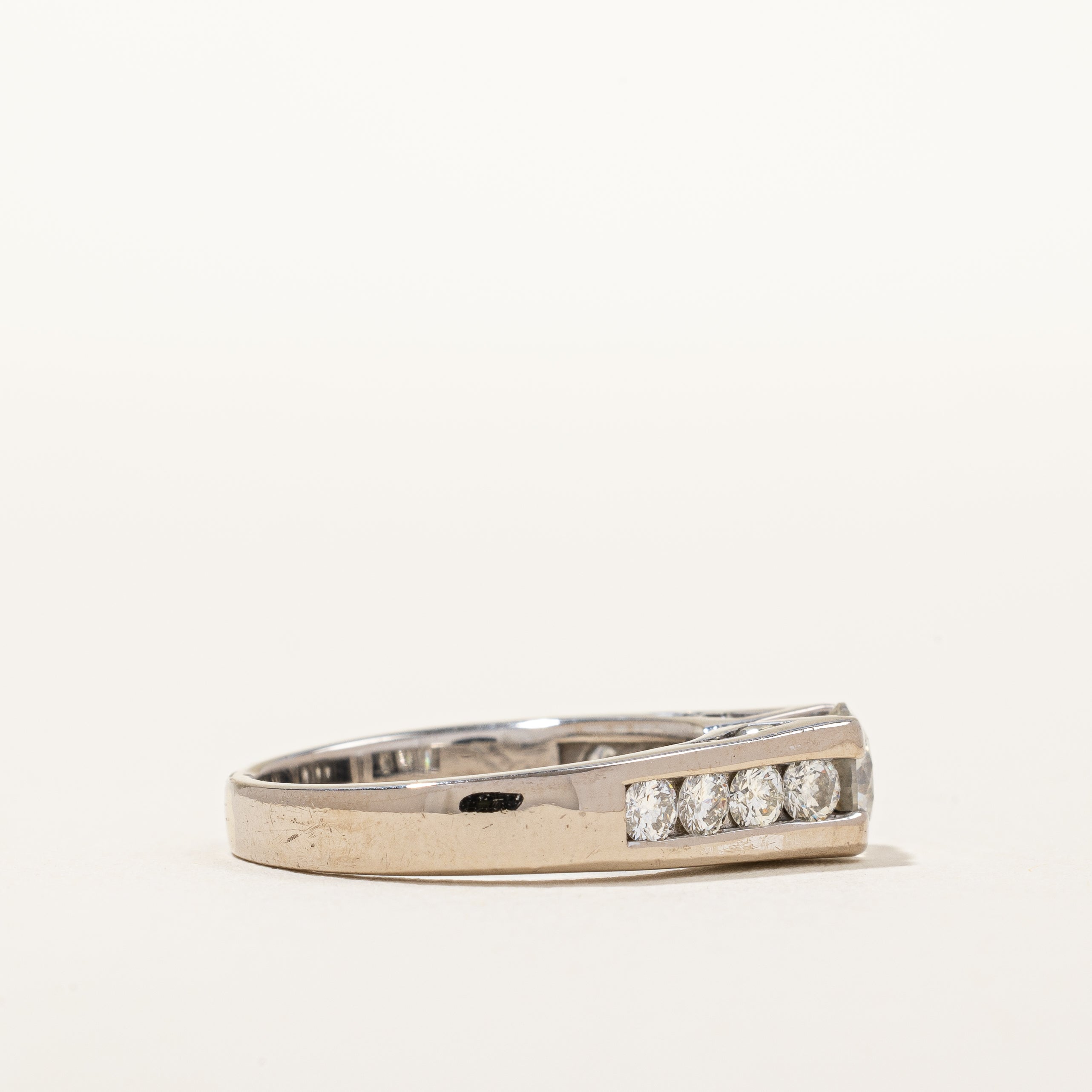 Diamond Channel Engagement Ring | 1.32 ctw, SZ 5.5 |