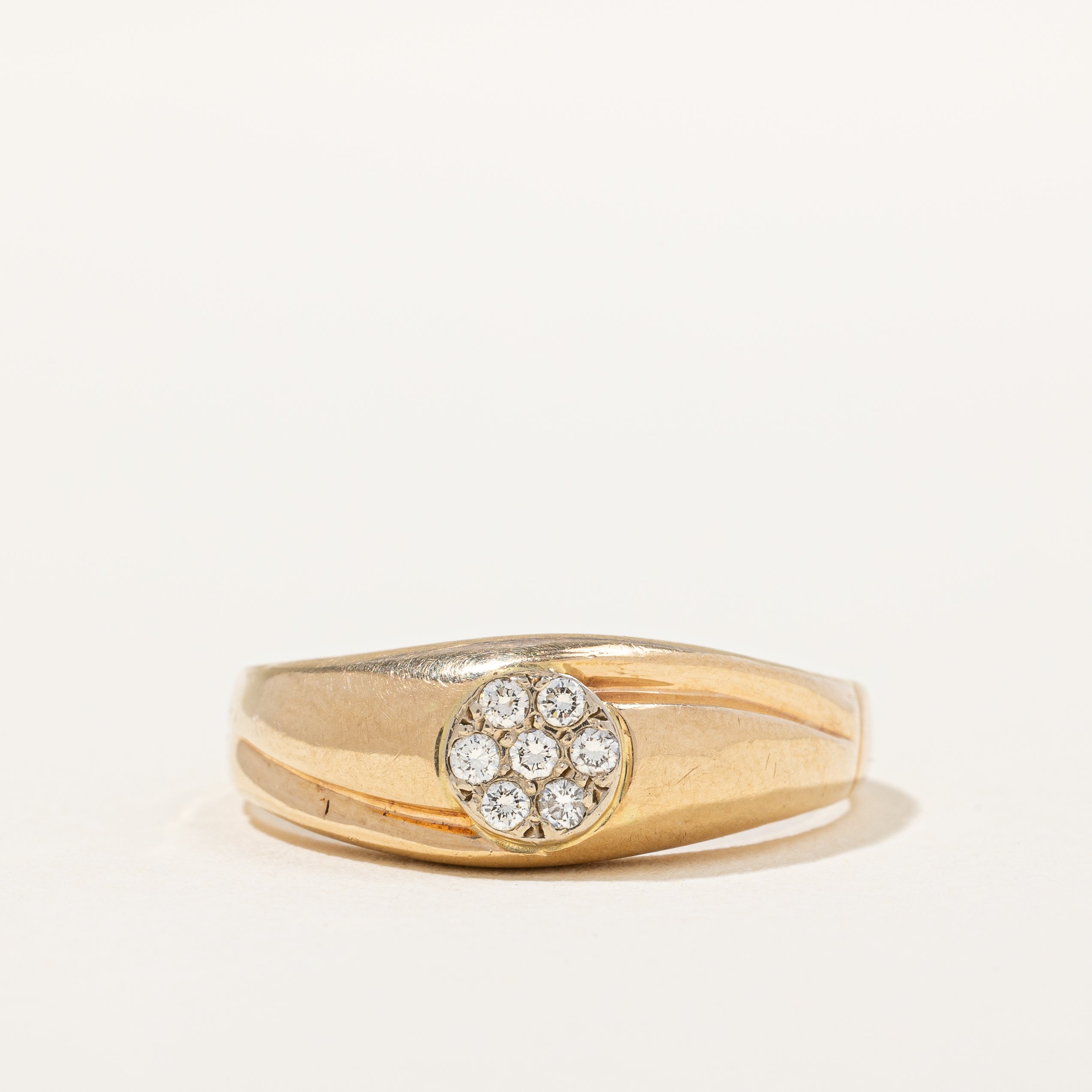 Diamond Cluster Band | 0.18 ctw, SZ 10.25 |