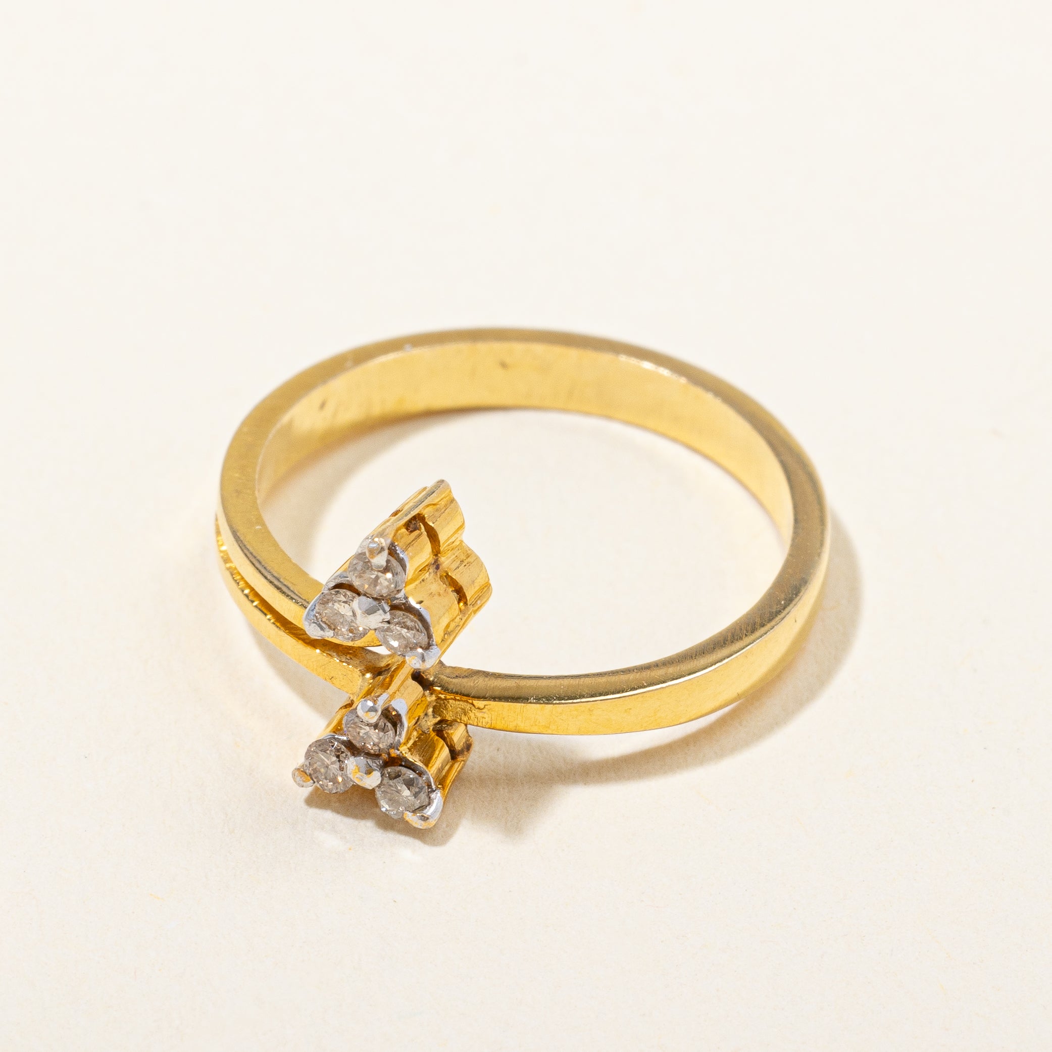 Trillion Cluster Diamond Ring | 0.09 ctw, SZ 5.5 |
