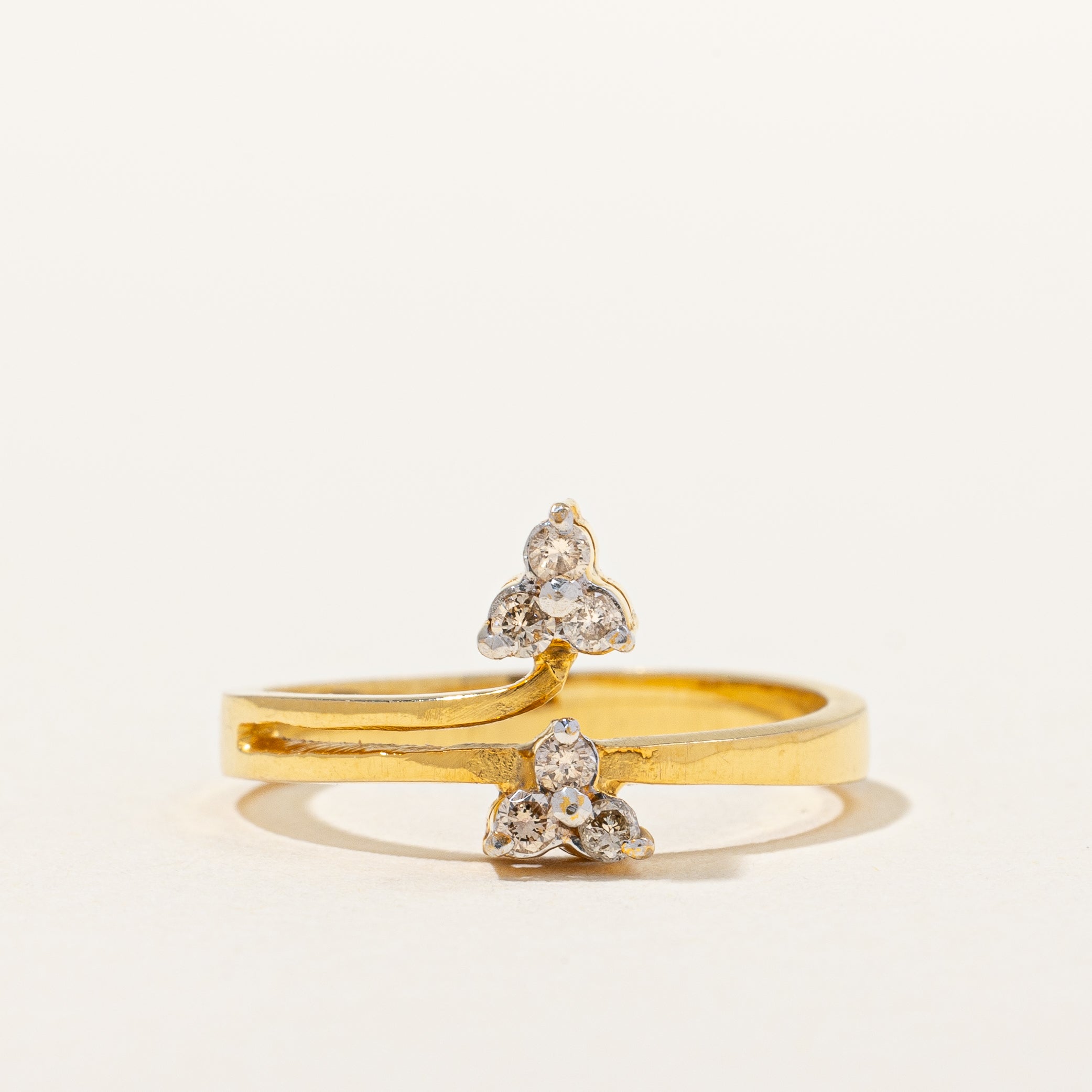 Trillion Cluster Diamond Ring | 0.09 ctw, SZ 5.5 |