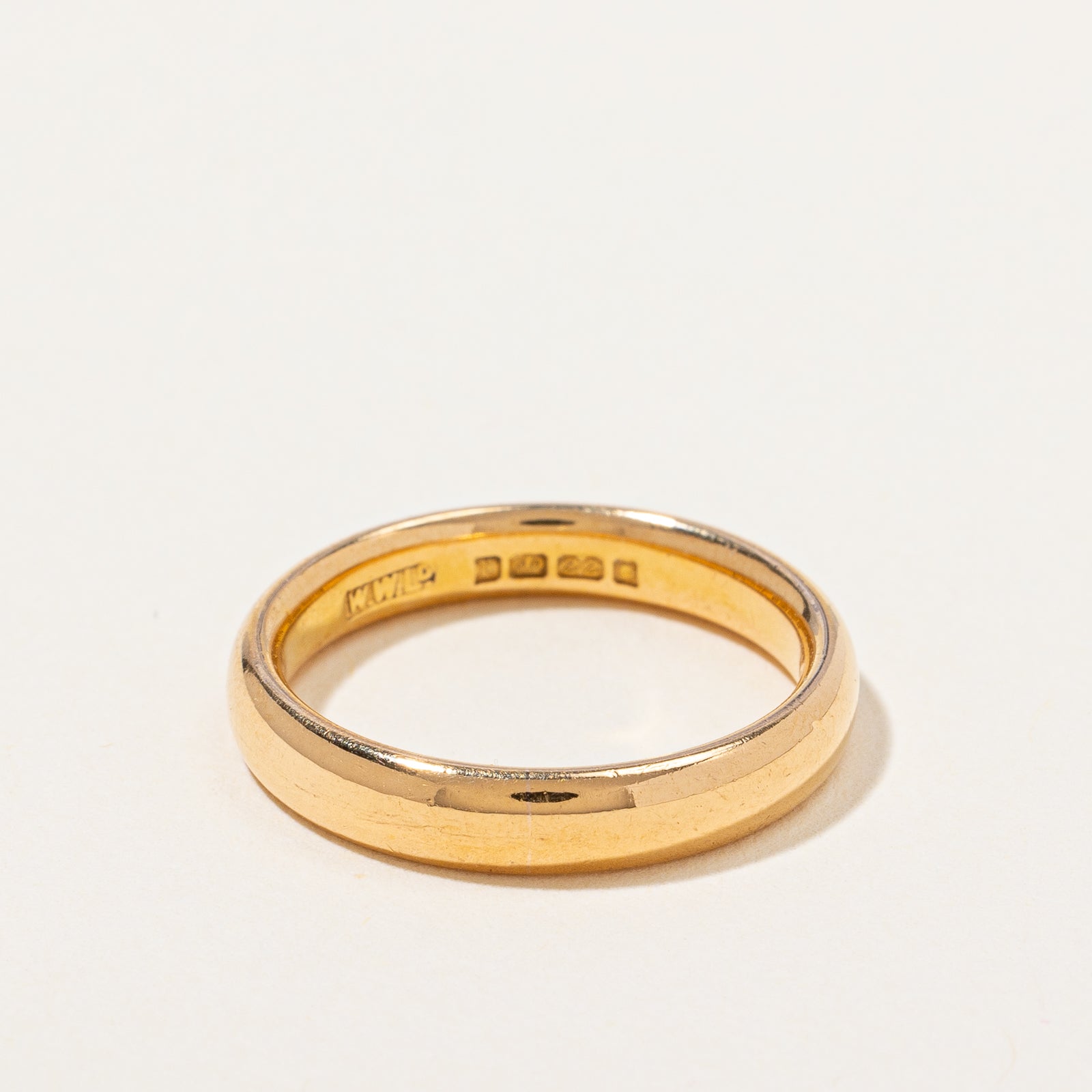 1932 London Hallmarked 22k Yellow Gold Wedding Band Circa | SZ 6 |