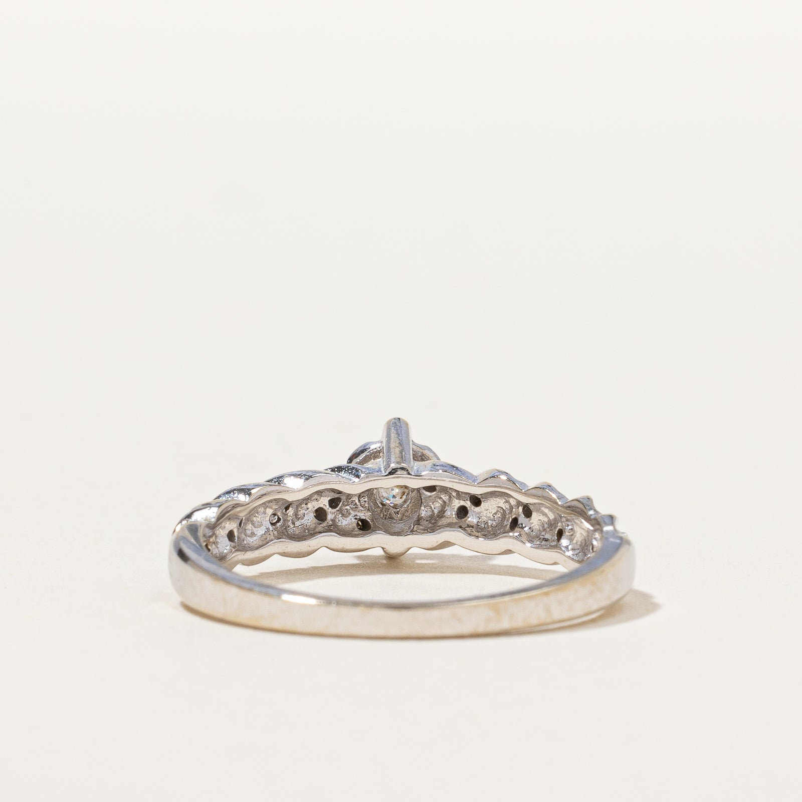 Twisted Illusion Set Diamond Ring | 0.10 ctw, SZ 6.75 |