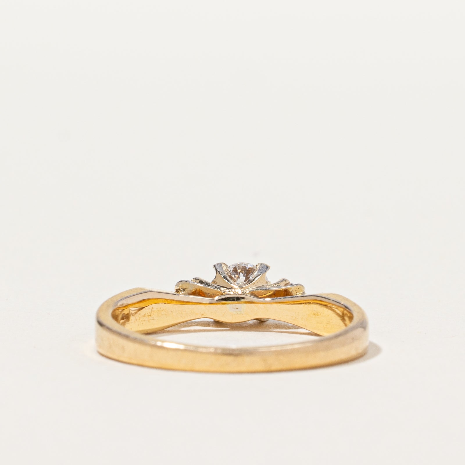 Three Stone Diamond Engagement Ring | 0.27 ctw, SZ 5.25 |