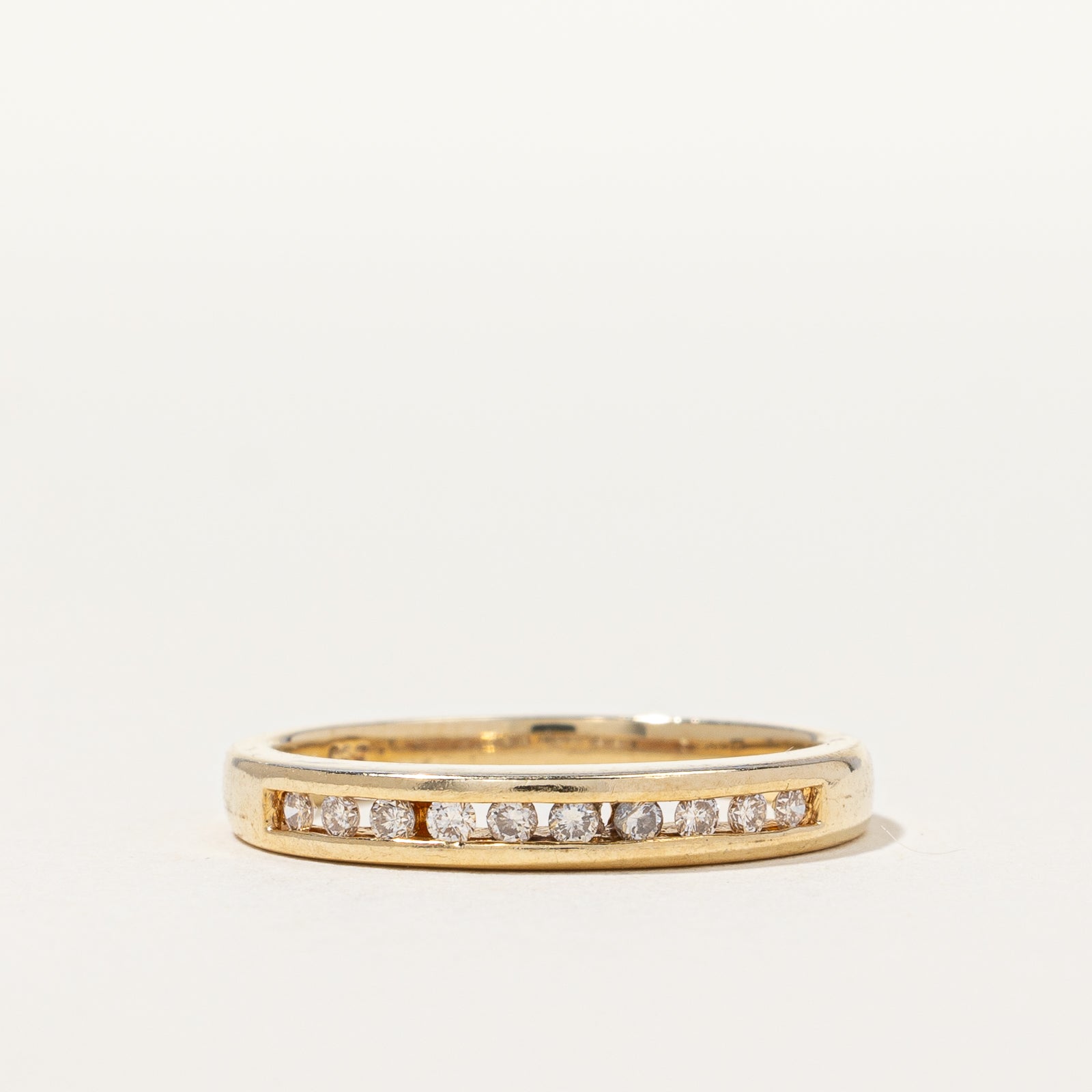 Diamond Channel Band | 0.15 ctw, SZ 6.25 |