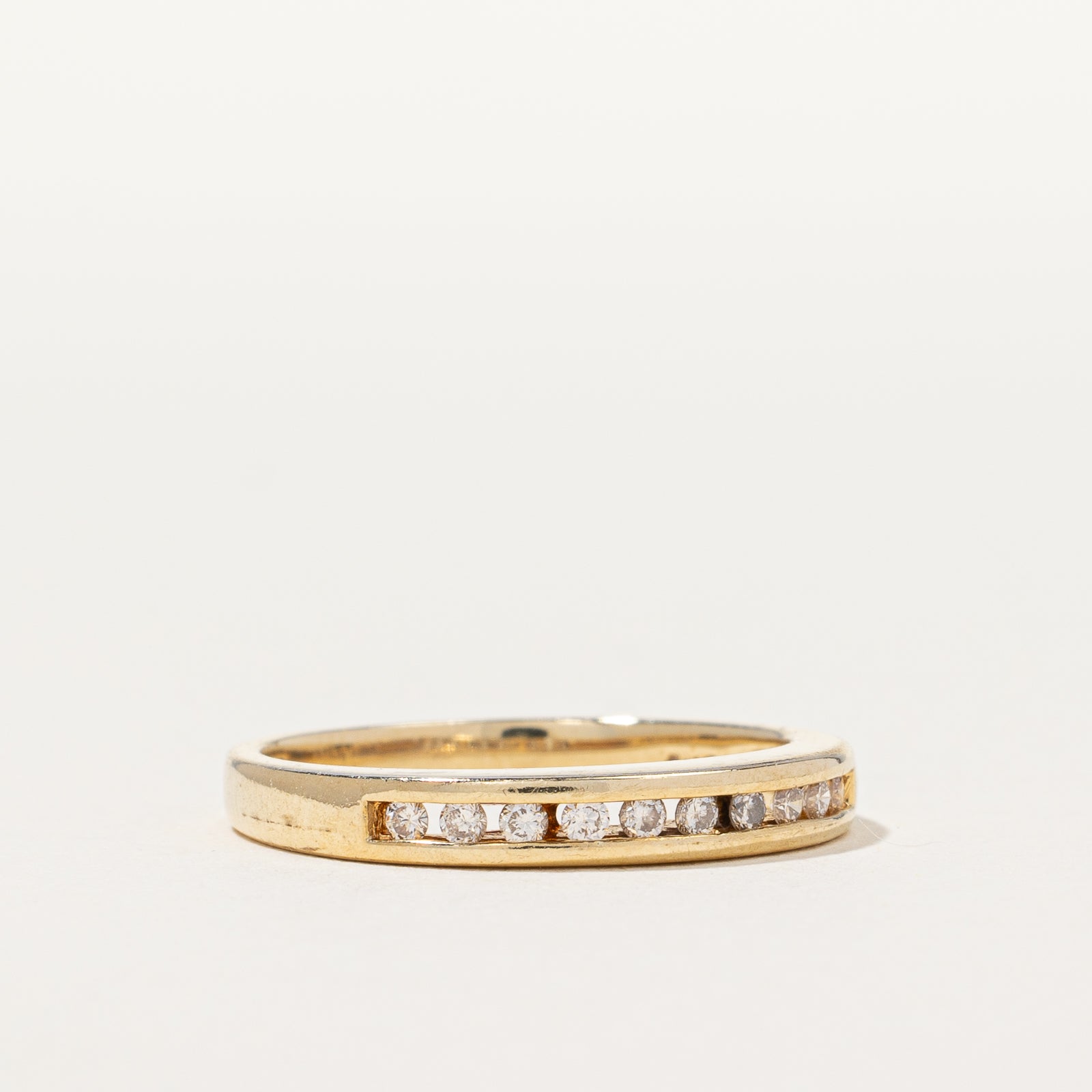 Diamond Channel Band | 0.15 ctw, SZ 6.25 |