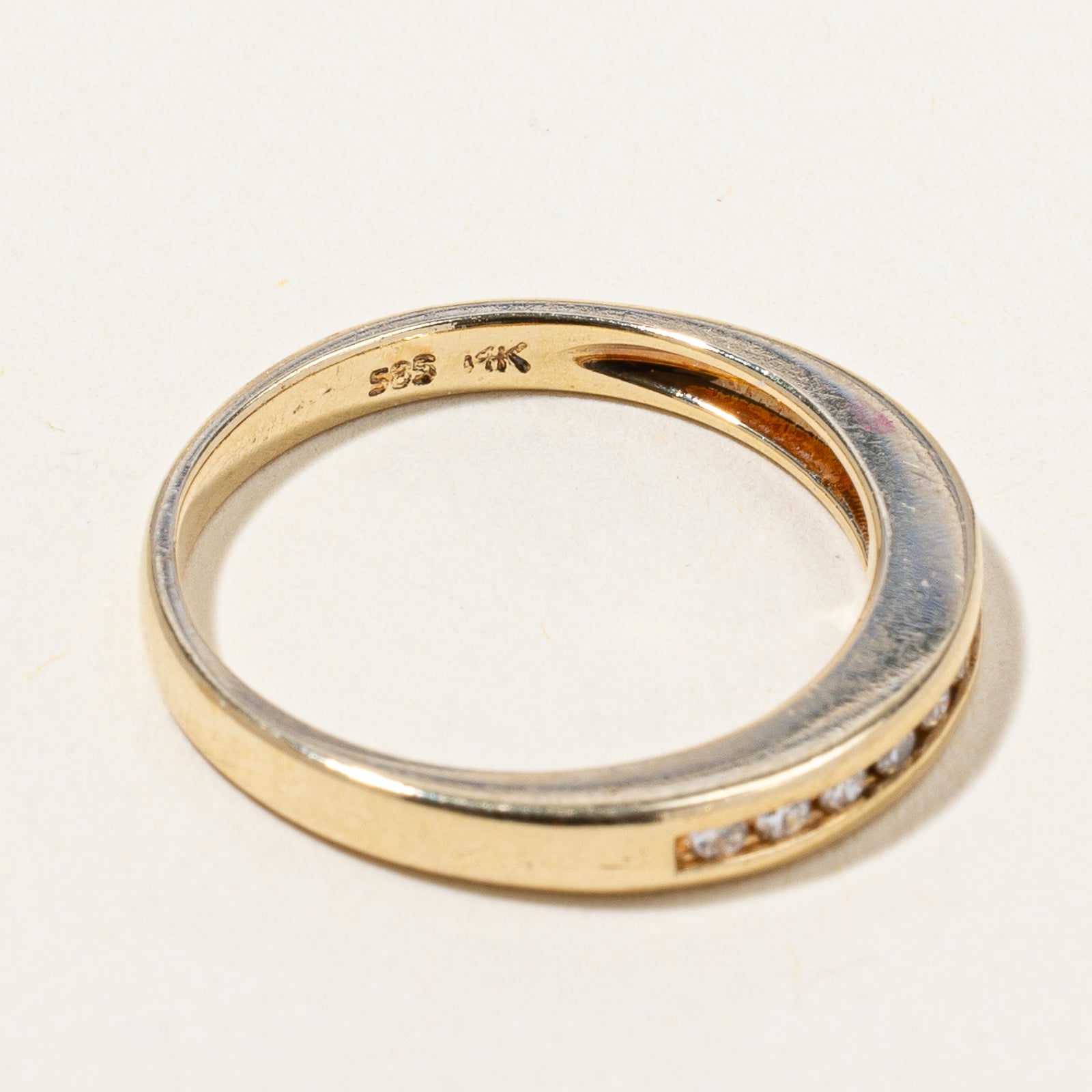 Diamond Channel Band | 0.15 ctw, SZ 6.25 |