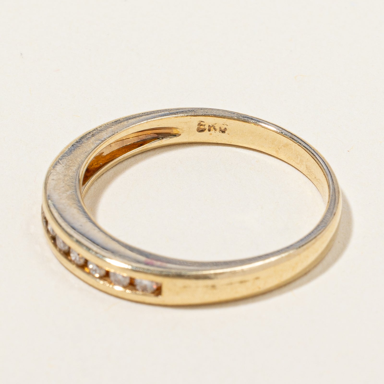 Diamond Channel Band | 0.15 ctw, SZ 6.25 |
