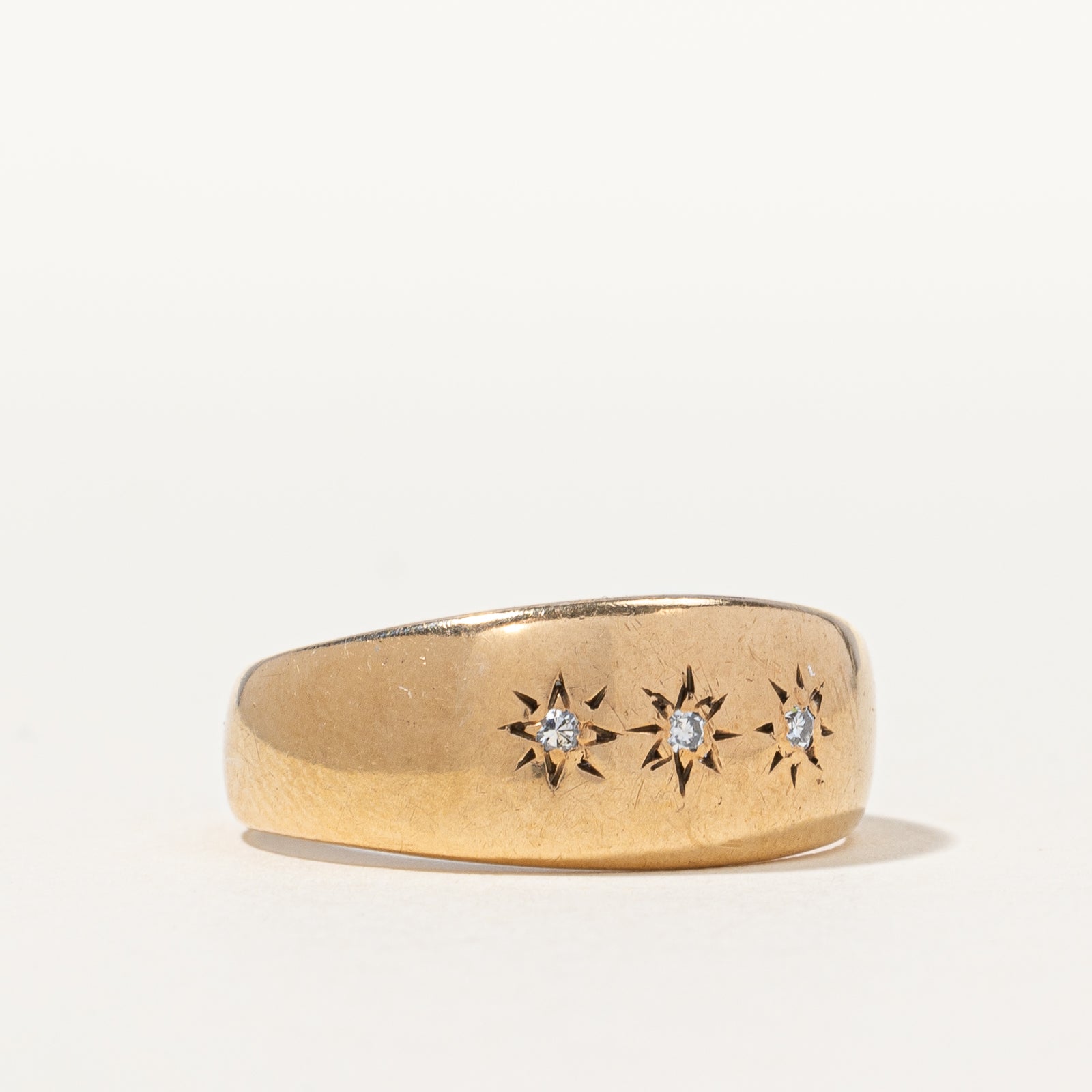 Bague sertie de diamants en étoile, début des années 1900 | Taille 8,25 |