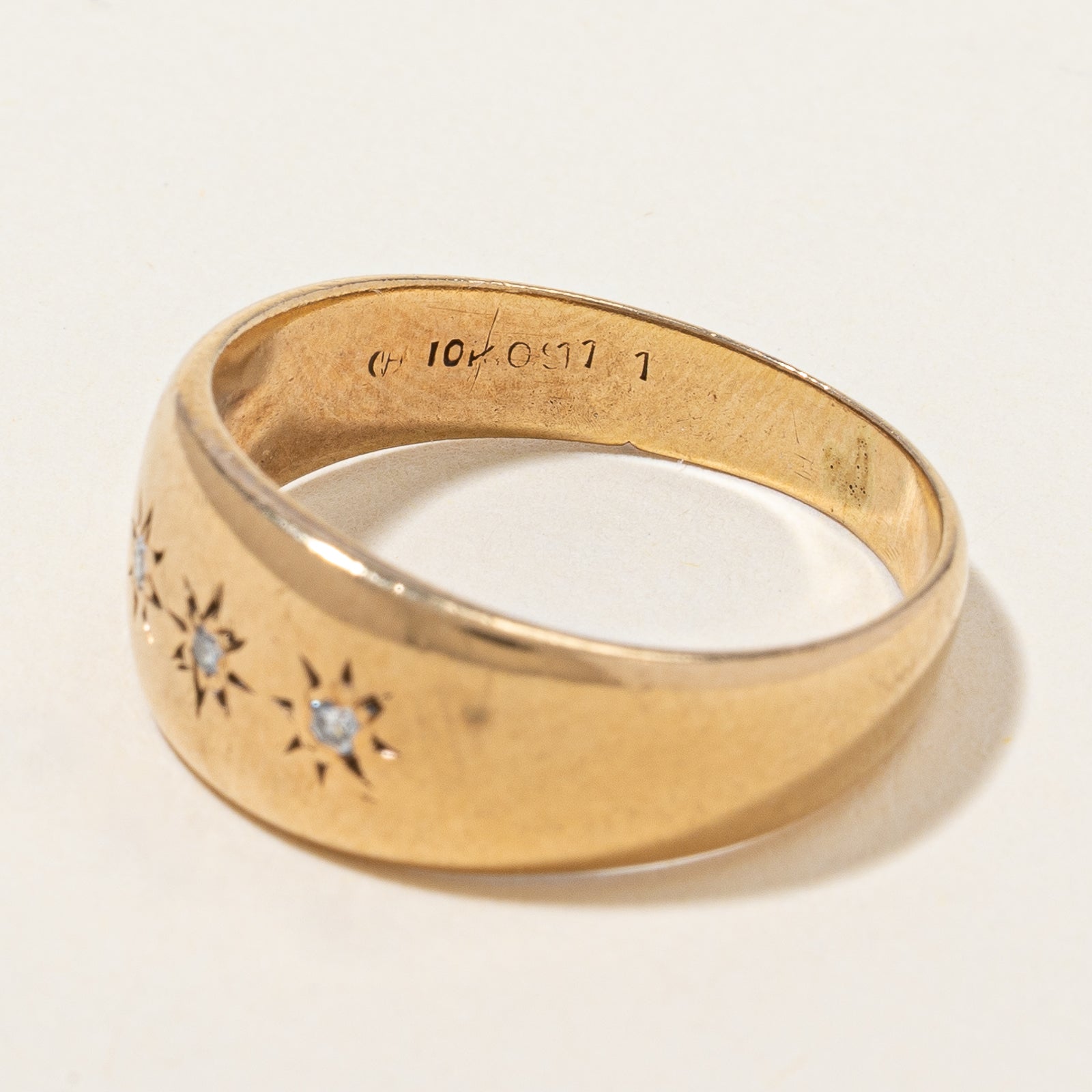 Bague sertie de diamants en étoile, début des années 1900 | Taille 8,25 |