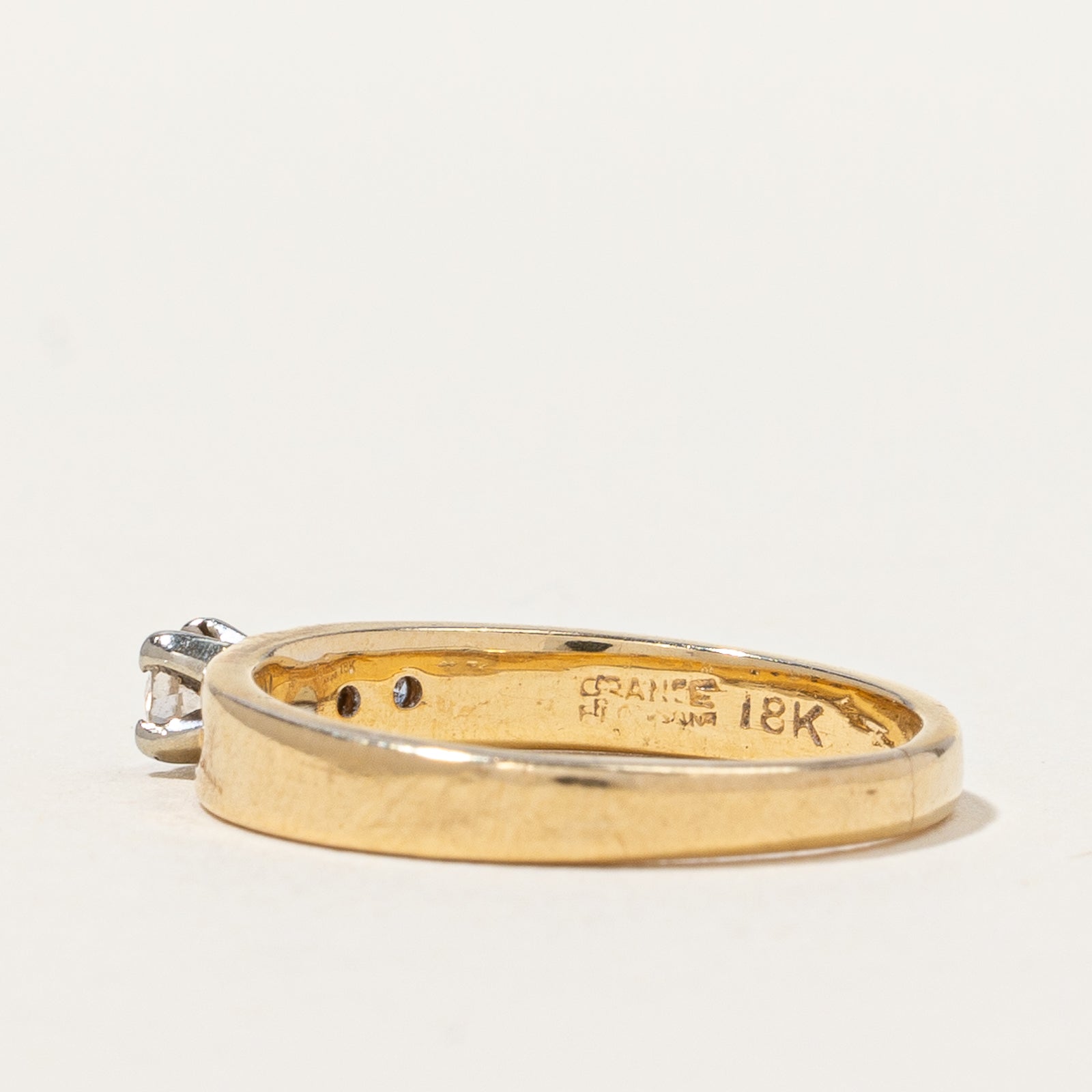 'Orange Blossom' 1930s Engagement Ring | 0.13ctw | SZ 4.5 |
