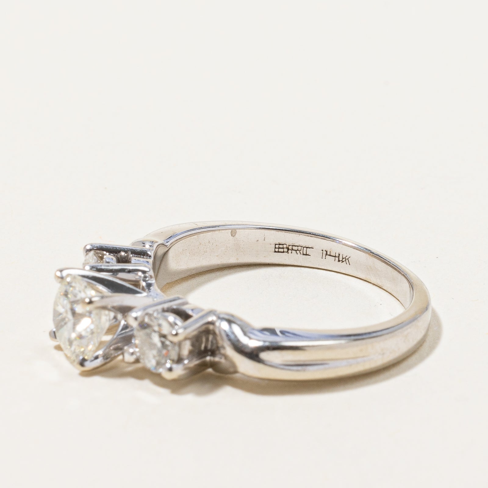 Three Stone Diamond Engagement Ring | 1.08 ctw | SZ 5.75 |