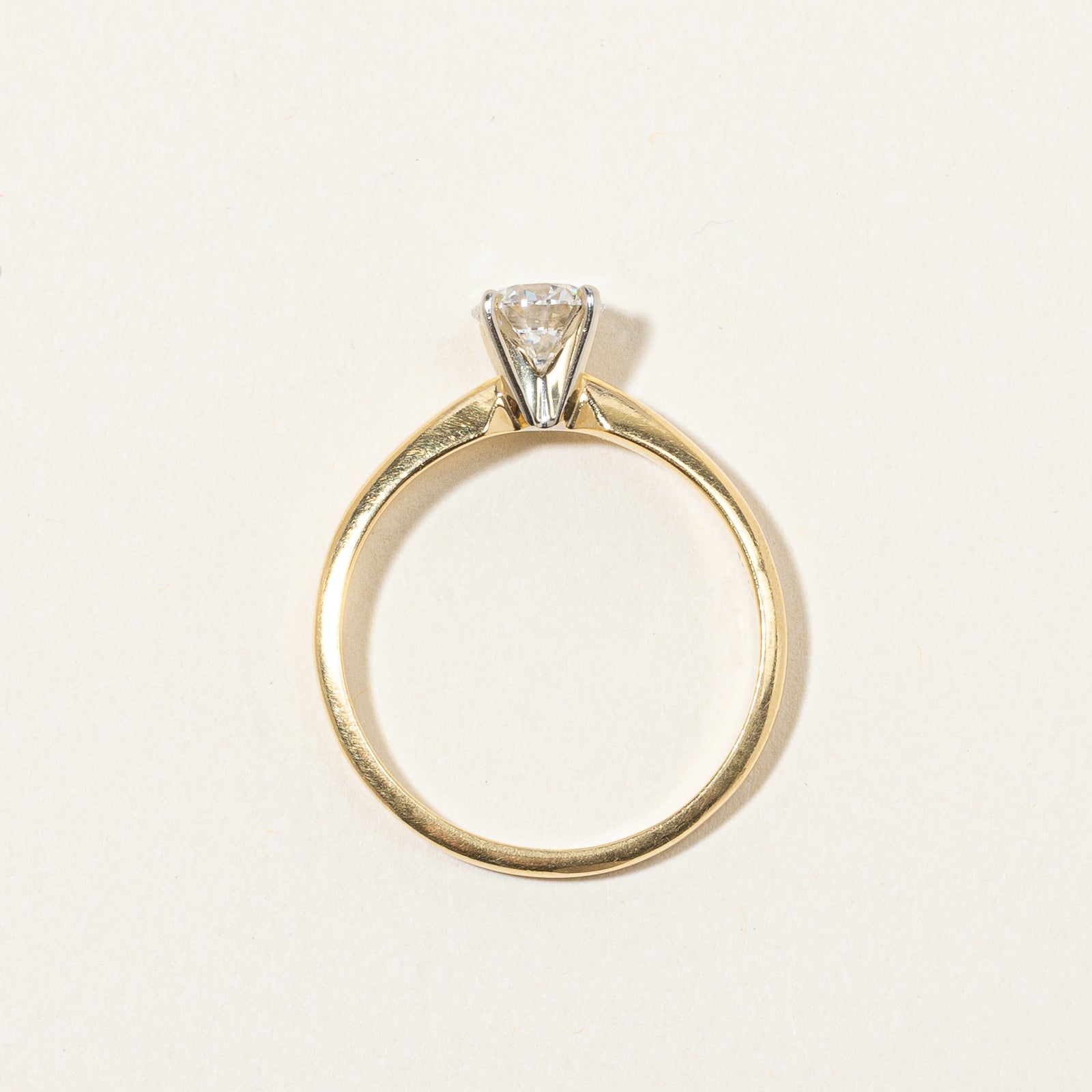 Ensemble de mariage Solitaire et Diamant Canal | 1,65 ct au total SI1 G/H | Taille 9,75 |