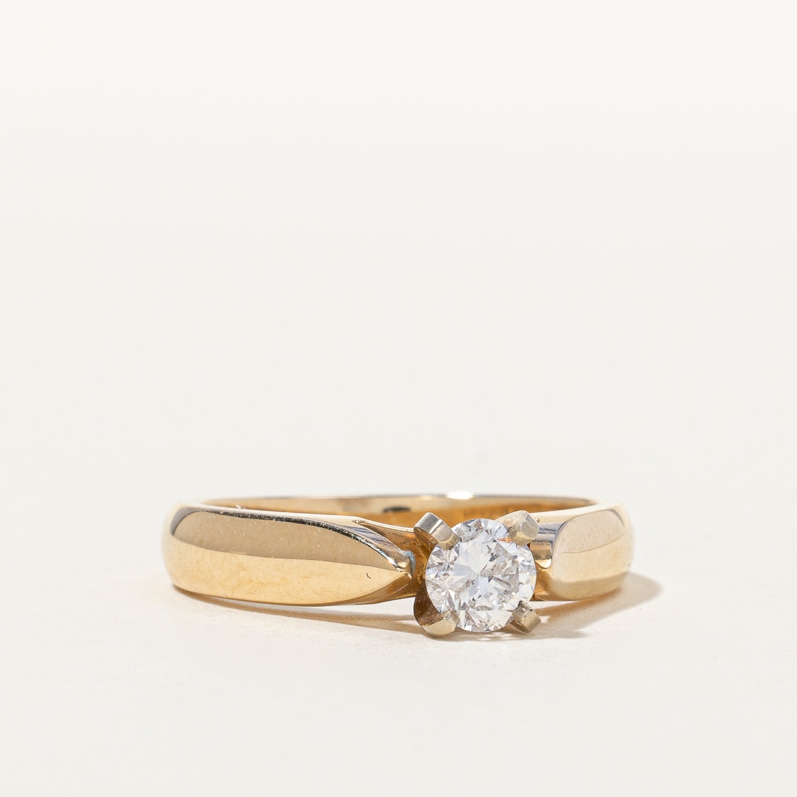 Solitaire Diamond Engagement Ring | 0.43 ct, SZ 6.75 |