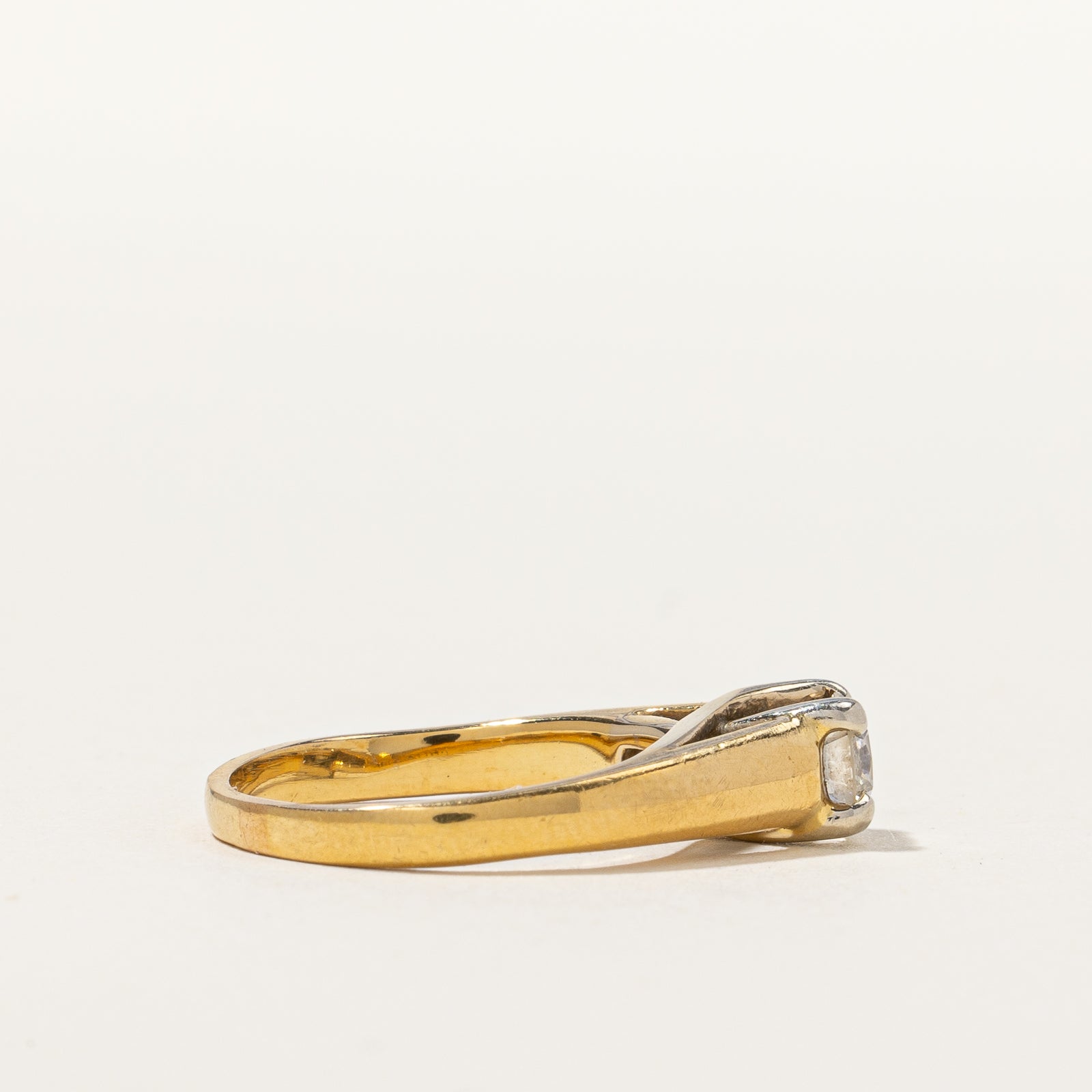 18K Solitaire Diamond Ring | 0.45 ct, SZ 4.5 |