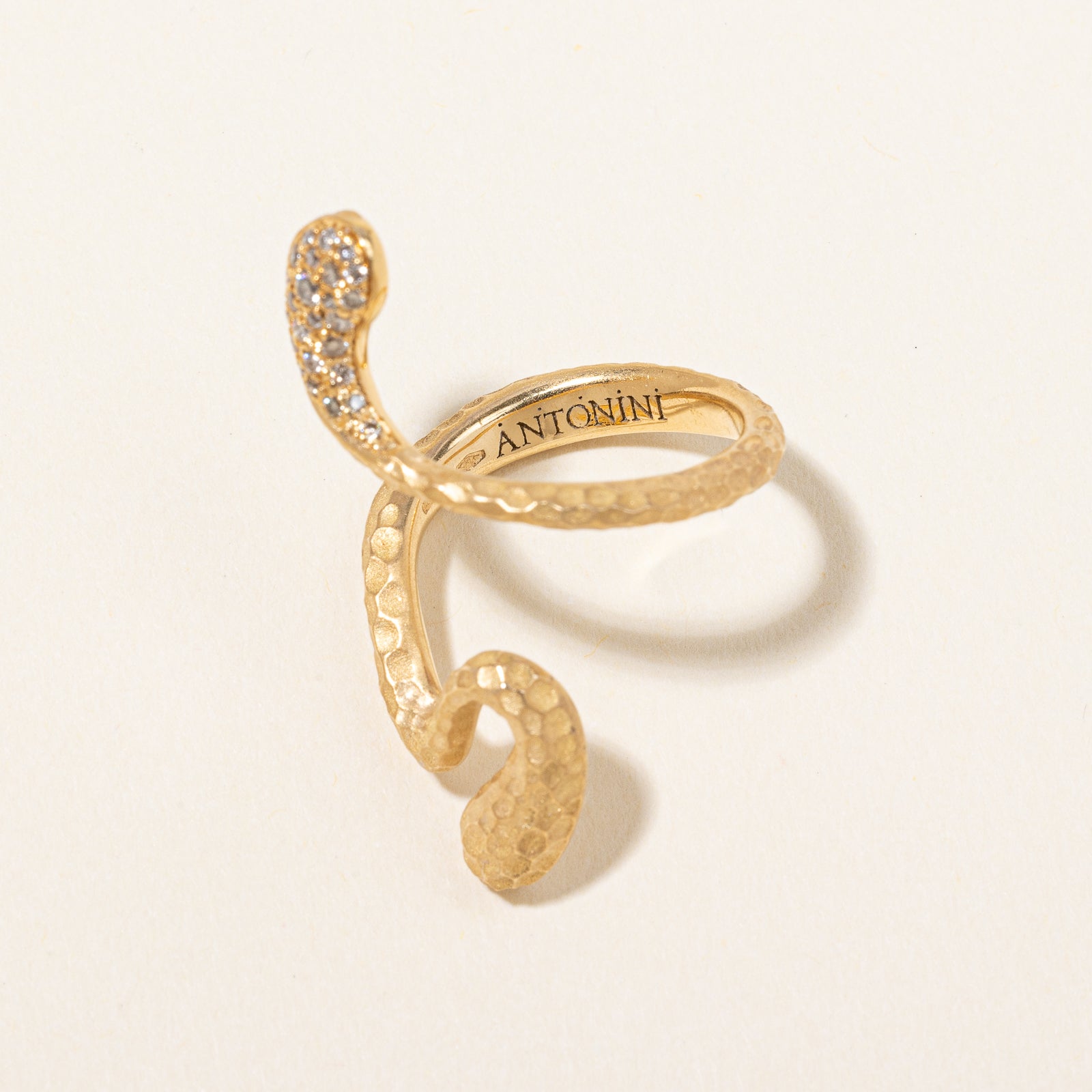 'Antonini Milano' Aurea Diamond Wrap Ring | 0.20 ctw, SZ 5.75 |