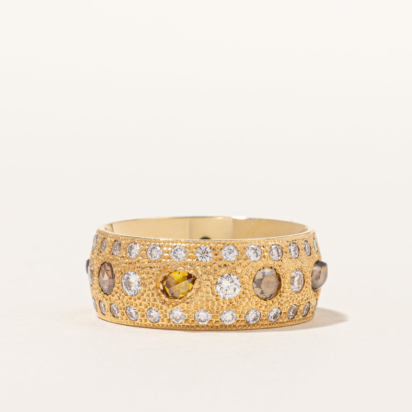 'De Beers' Talisman Collection Diamond Band | 2.26 ctw, SZ 6.5 |