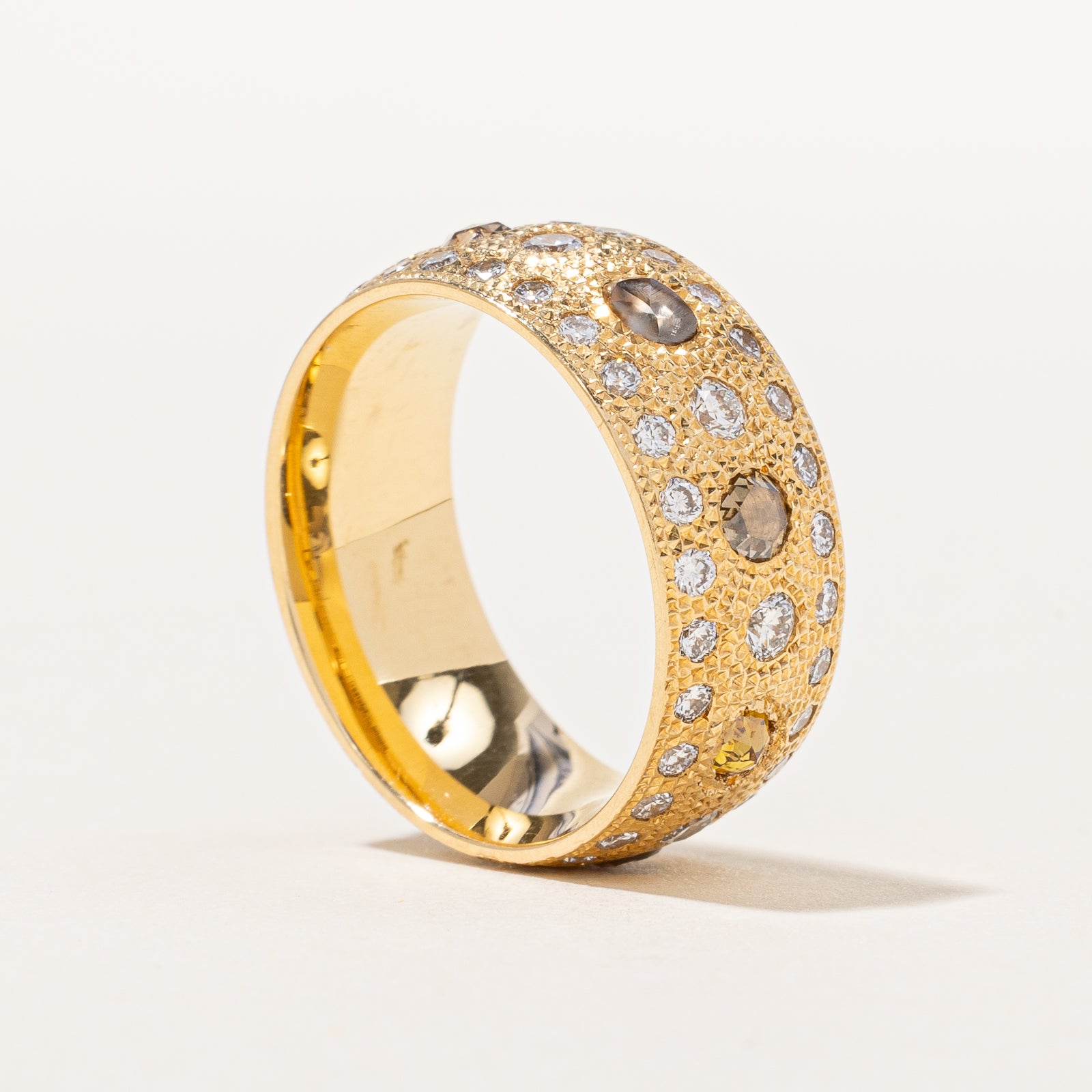 'De Beers' Talisman Collection Diamond Band | 2.26 ctw, SZ 6.5 |