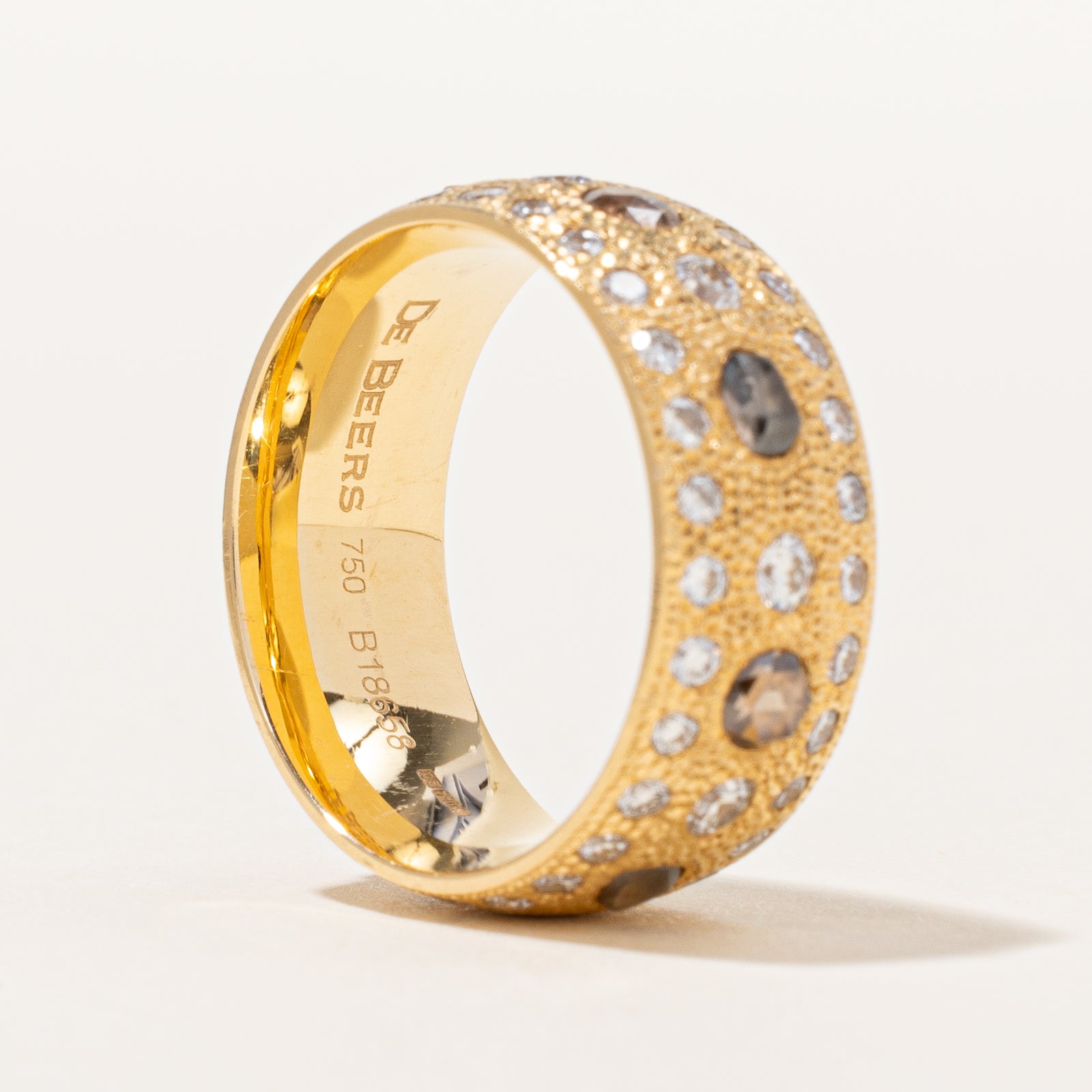 'De Beers' Talisman Collection Diamond Band | 2.26 ctw, SZ 6.5 |