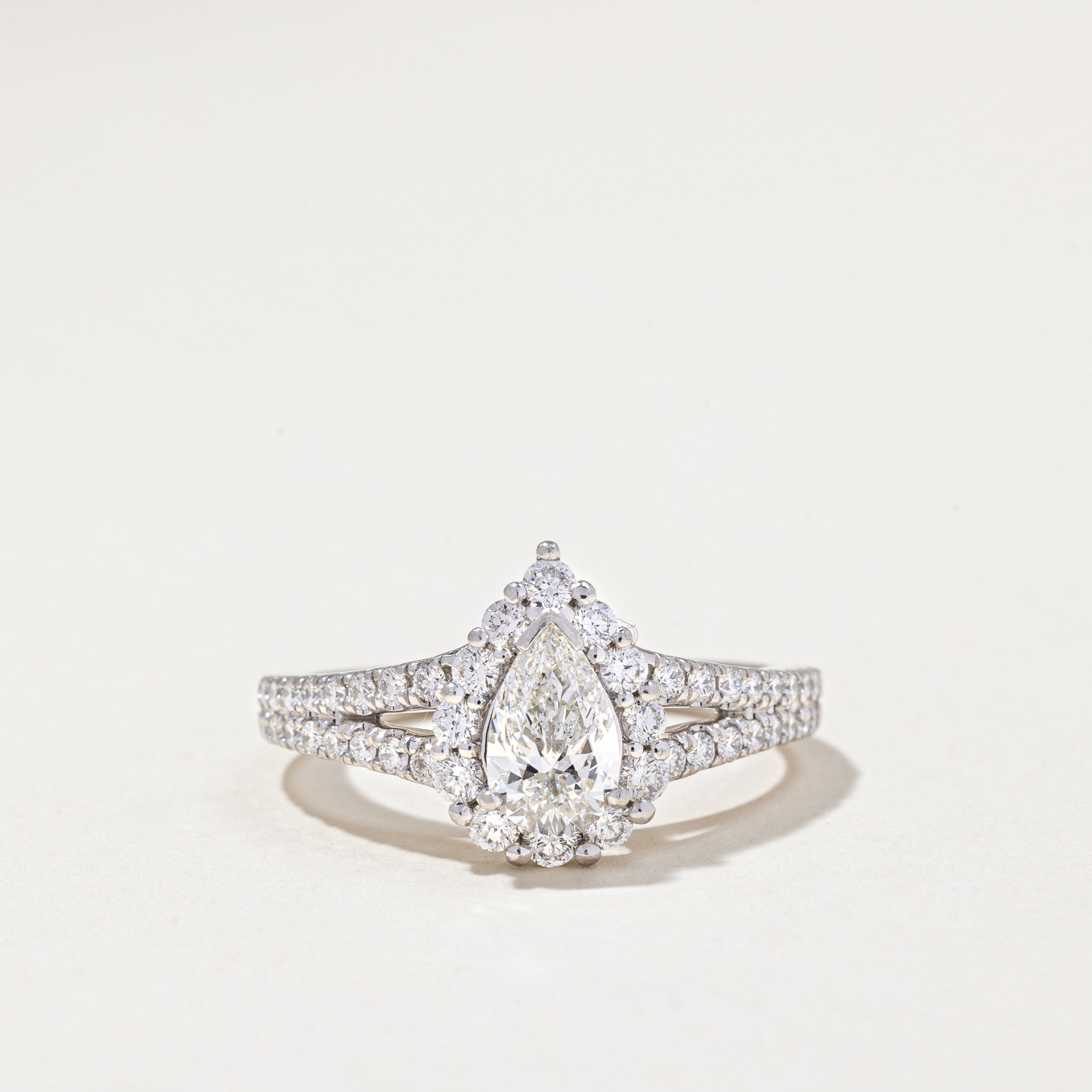 950 Platinum Diamond Ring | 0.71ct, 0.54ctw VS2-SI1 G/H | SZ 6.75