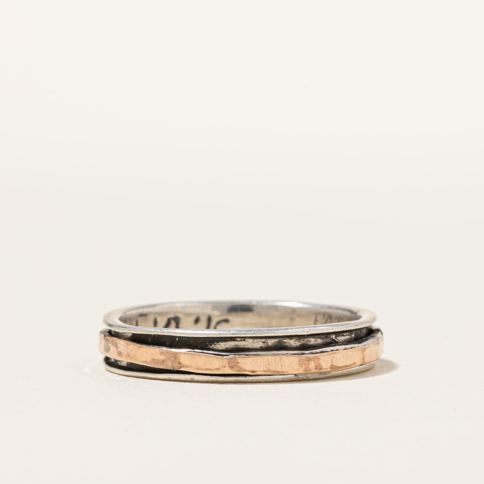 Bague tournante en argent sterling | Taille 8 |
