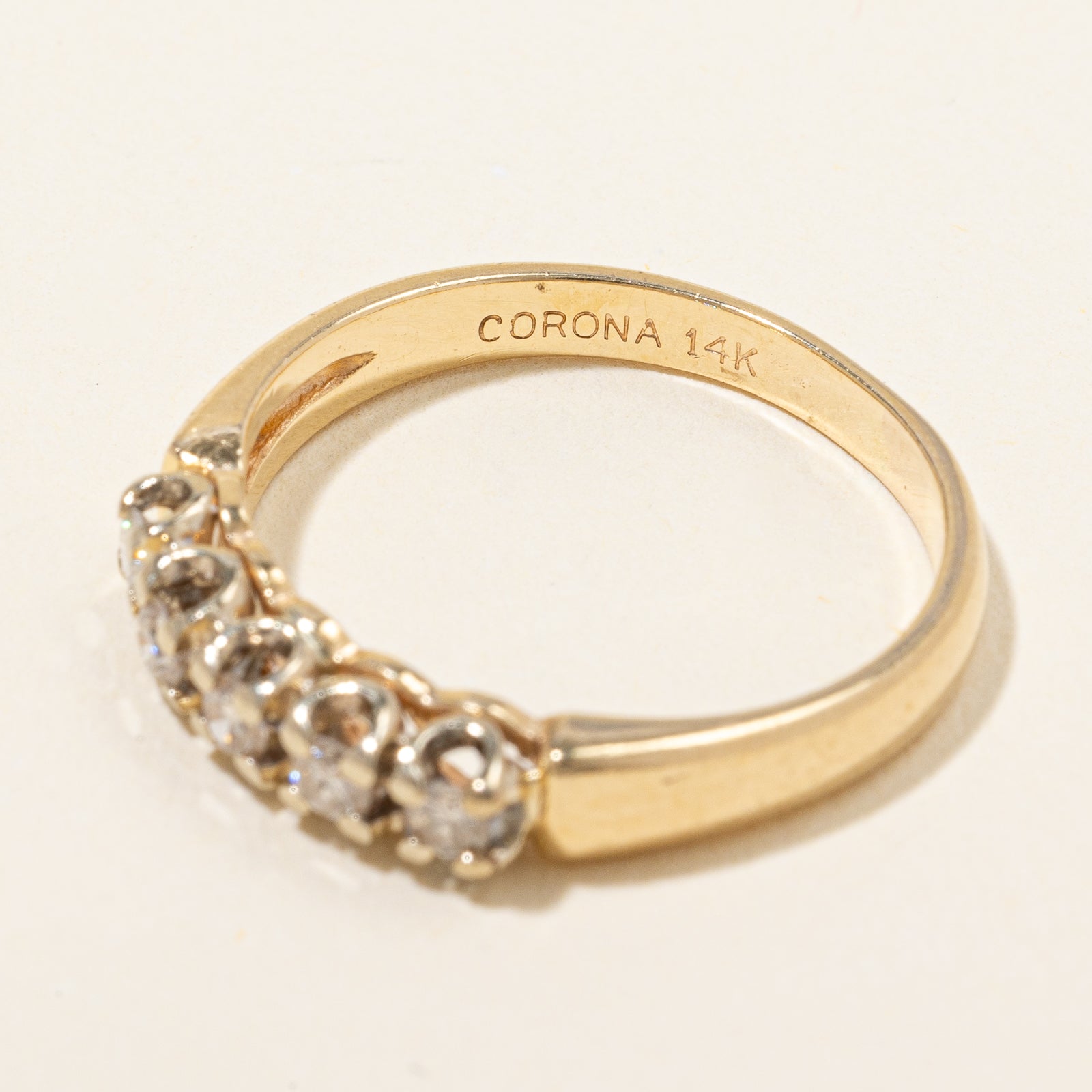 Five Stone Diamond Ring | 0.20ctw | SZ 7.25 |