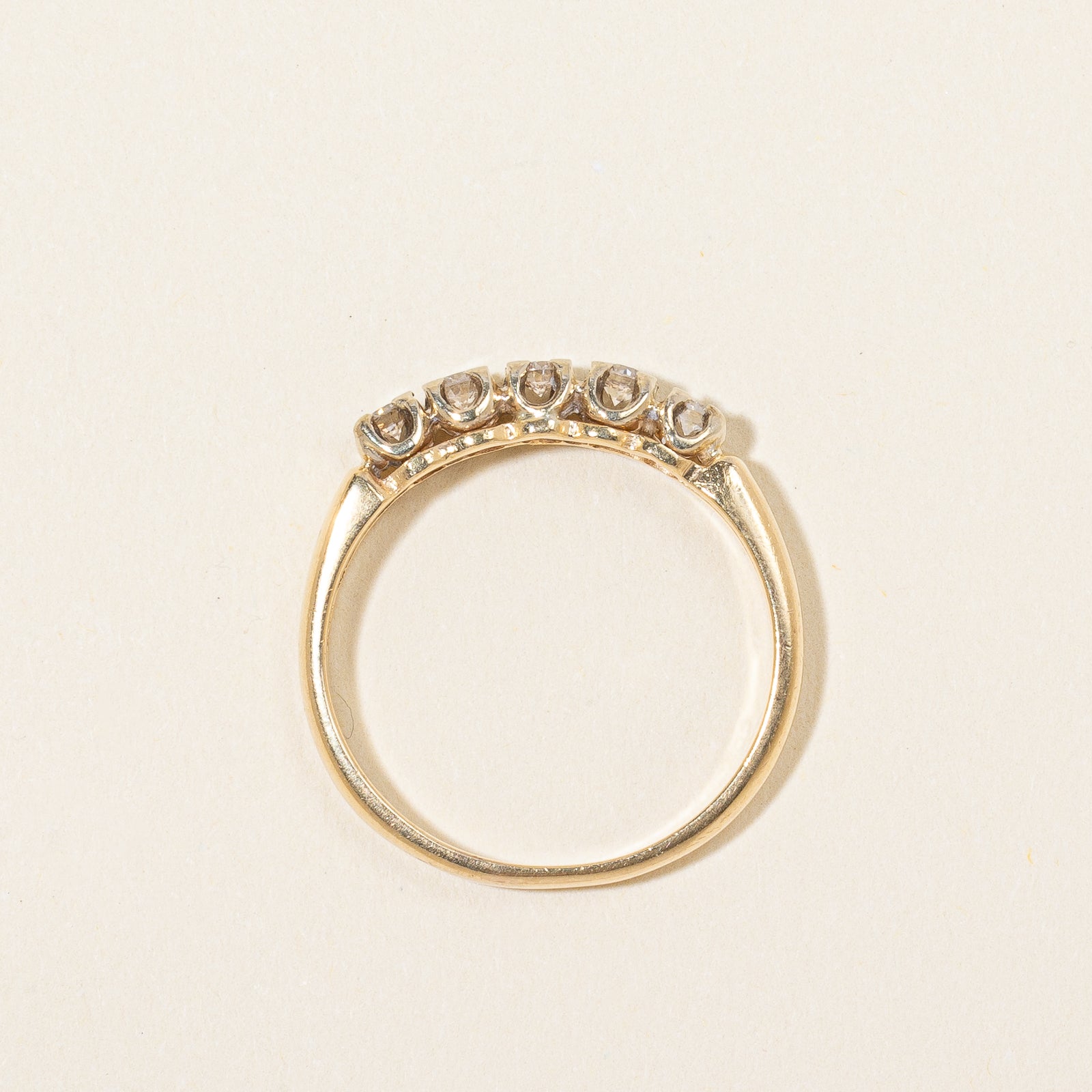 Five Stone Diamond Ring | 0.20ctw | SZ 7.25 |
