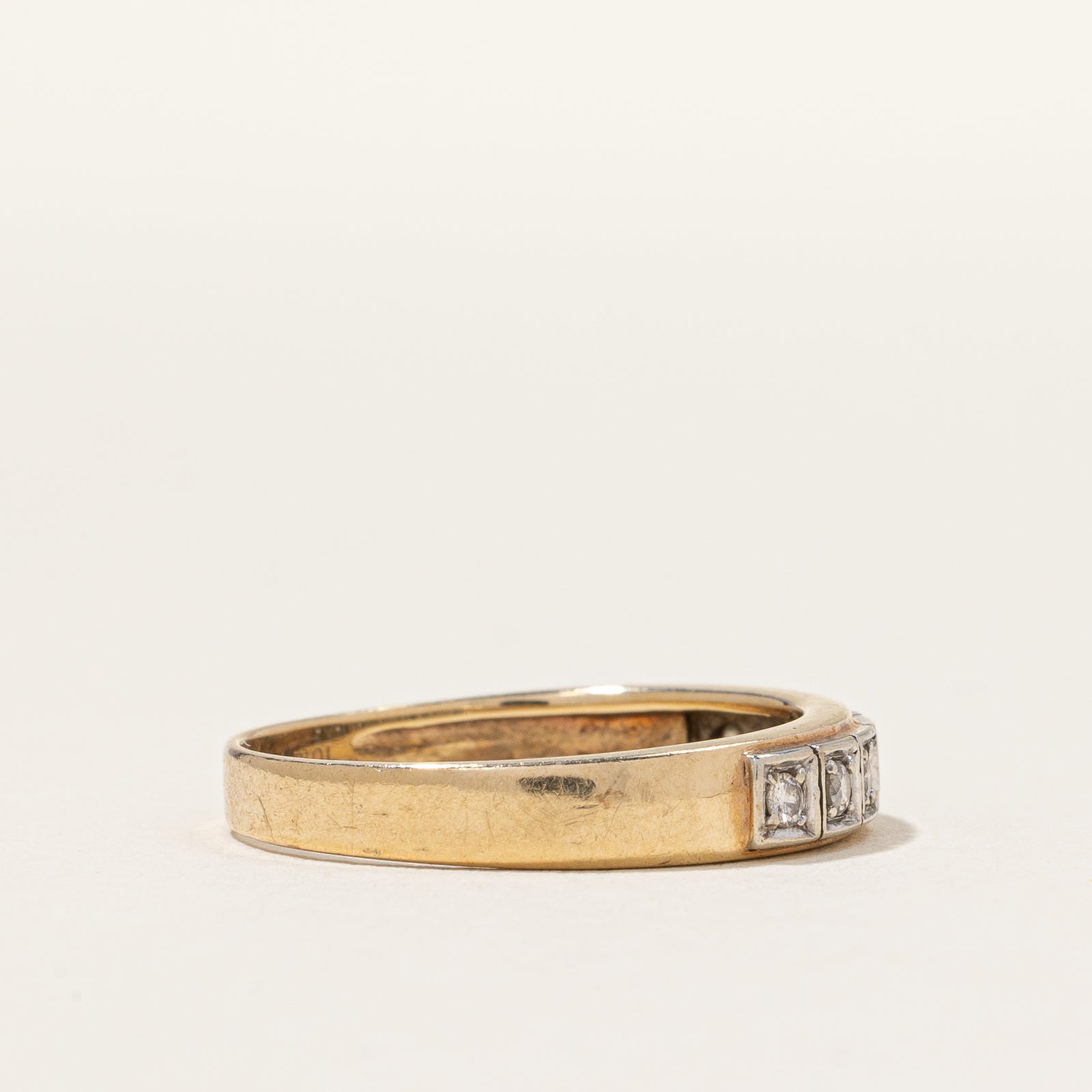 Seven Stone Diamond Band | 0.14ctw | SZ 7 |