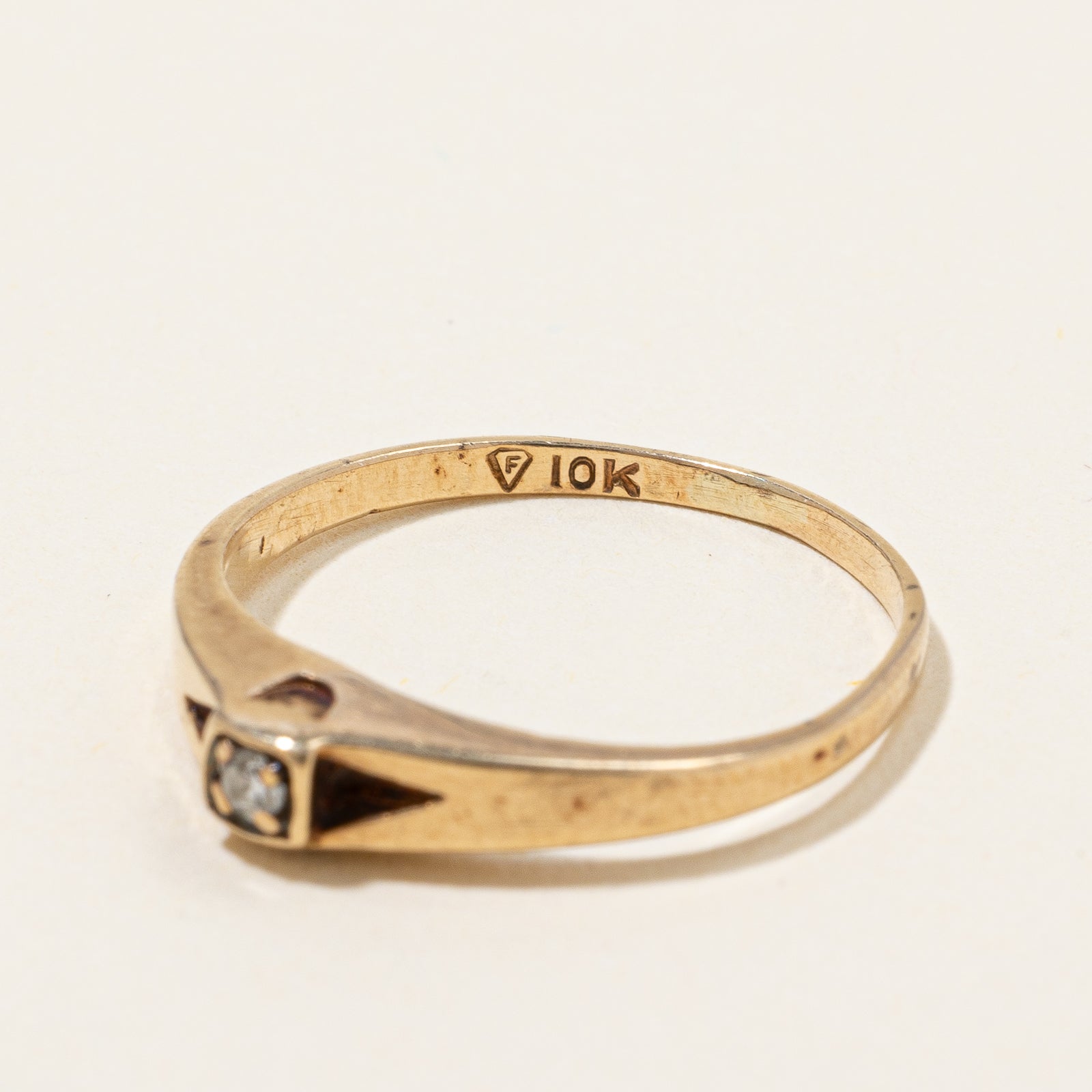 Solitaire Diamond Ring | 0.02ct | SZ 5.75 |