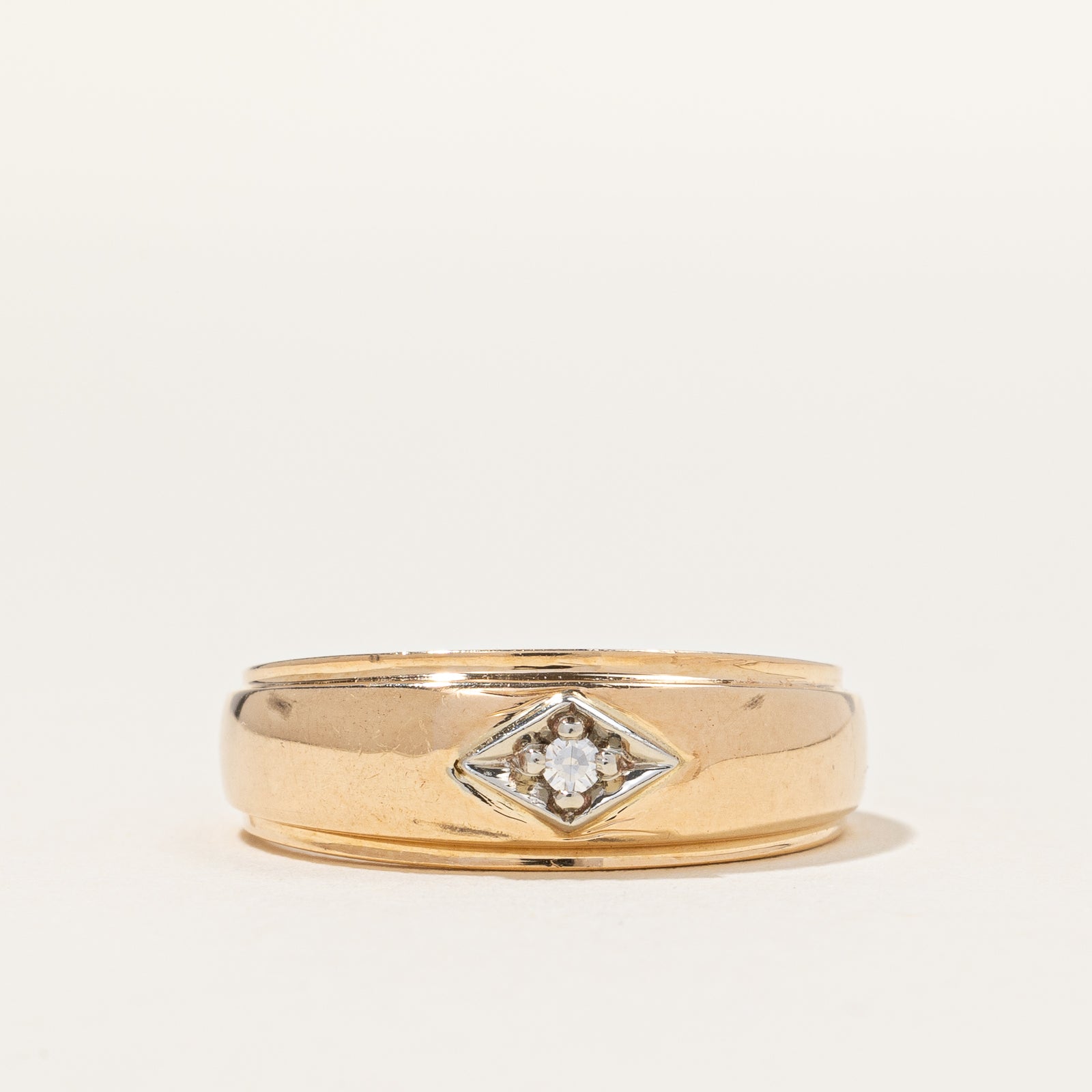 Diamond Gold Band | 0.02ct | SZ 6.5 |