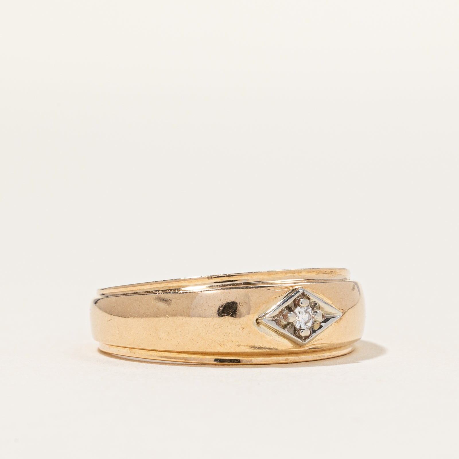 Diamond Gold Band | 0.02ct | SZ 6.5 |