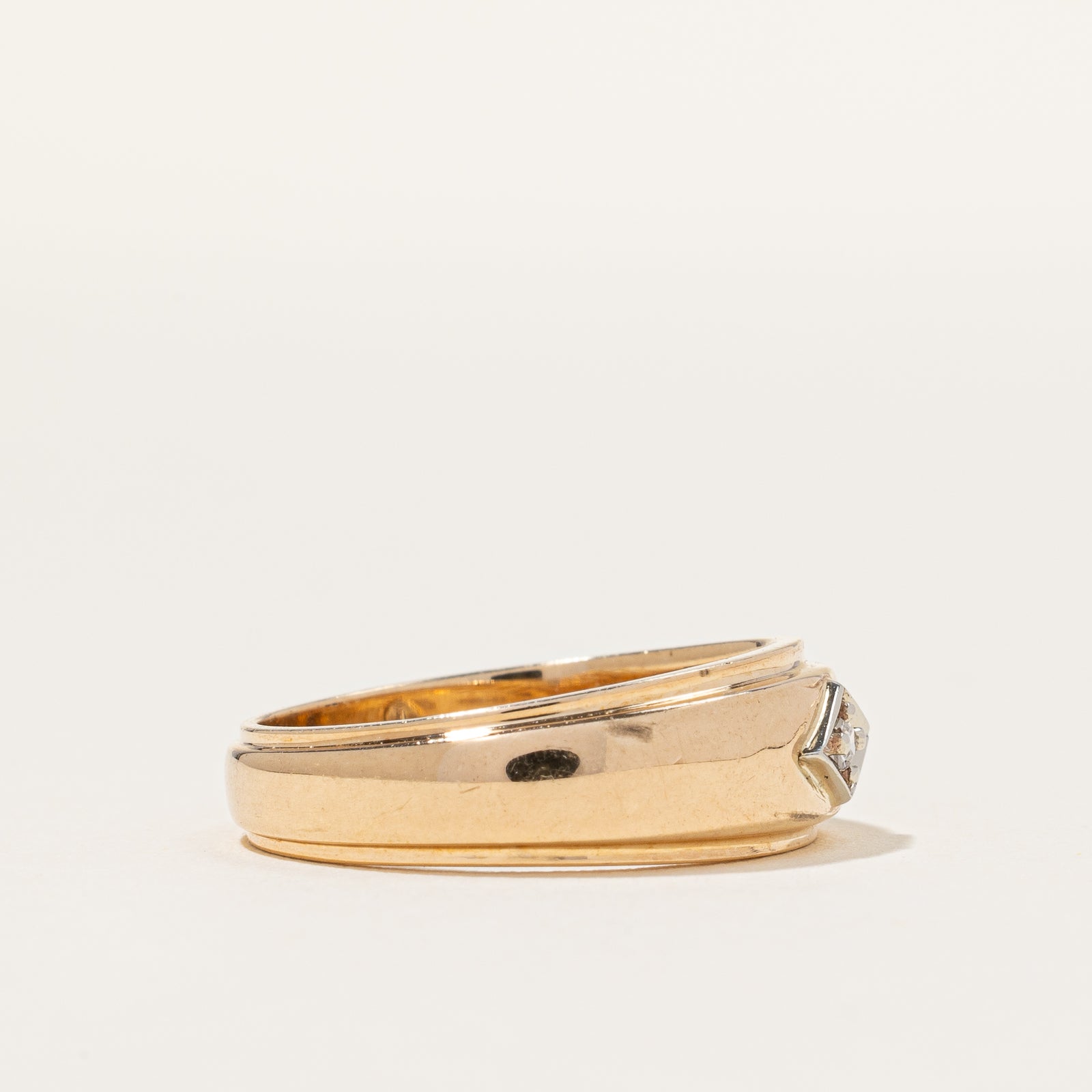 Diamond Gold Band | 0.02ct | SZ 6.5 |