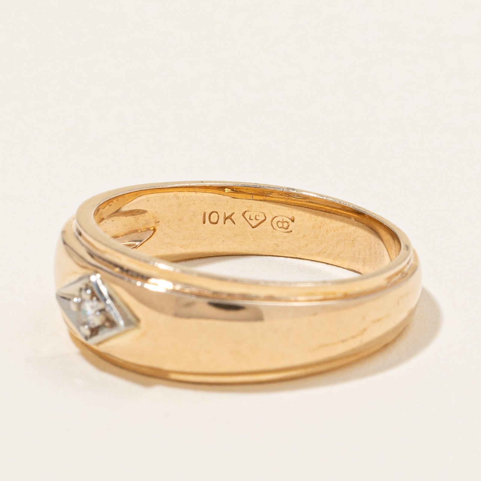 Diamond Gold Band | 0.02ct | SZ 6.5 |