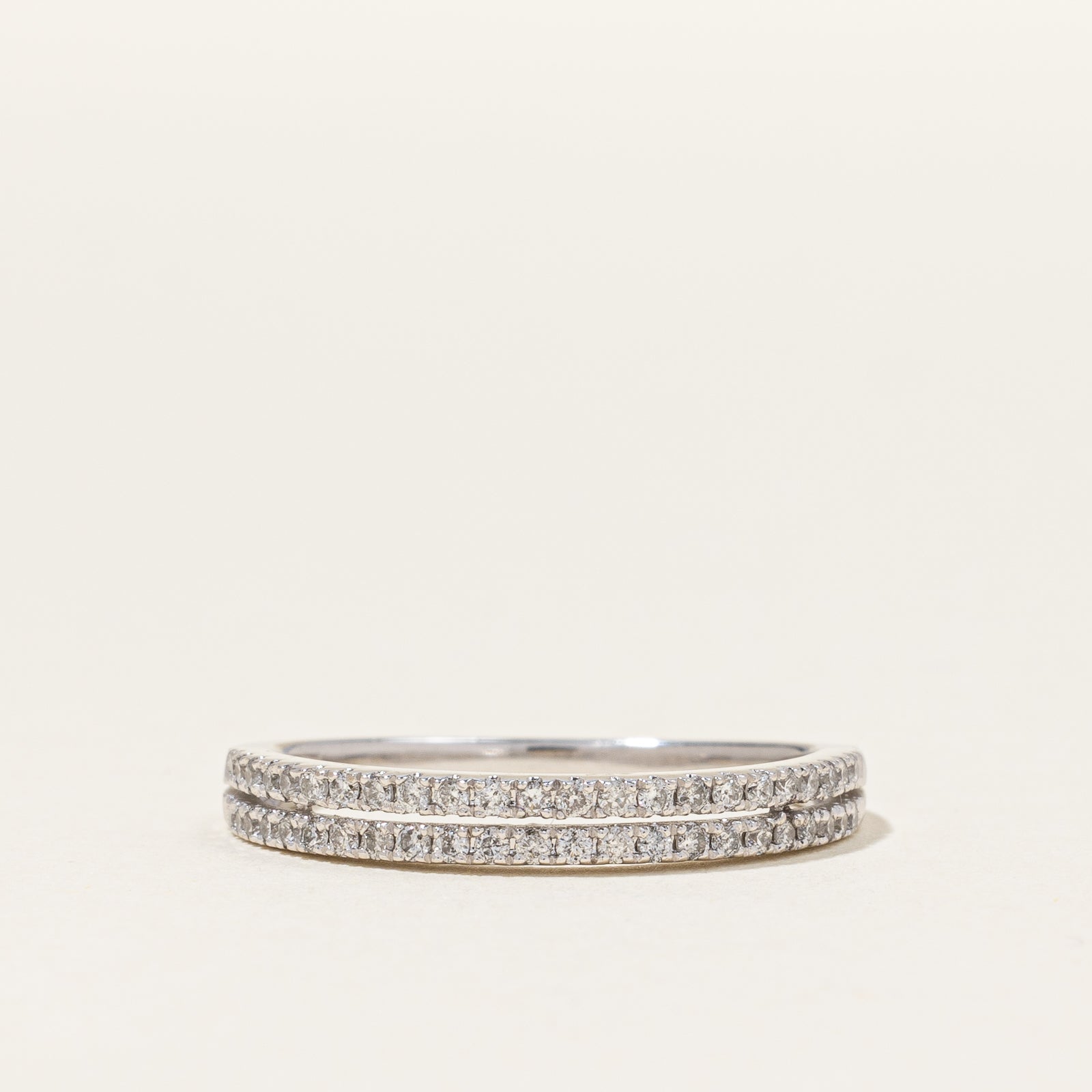 Pave Set Diamond Band | 0.23ctw | SZ 6.75 |