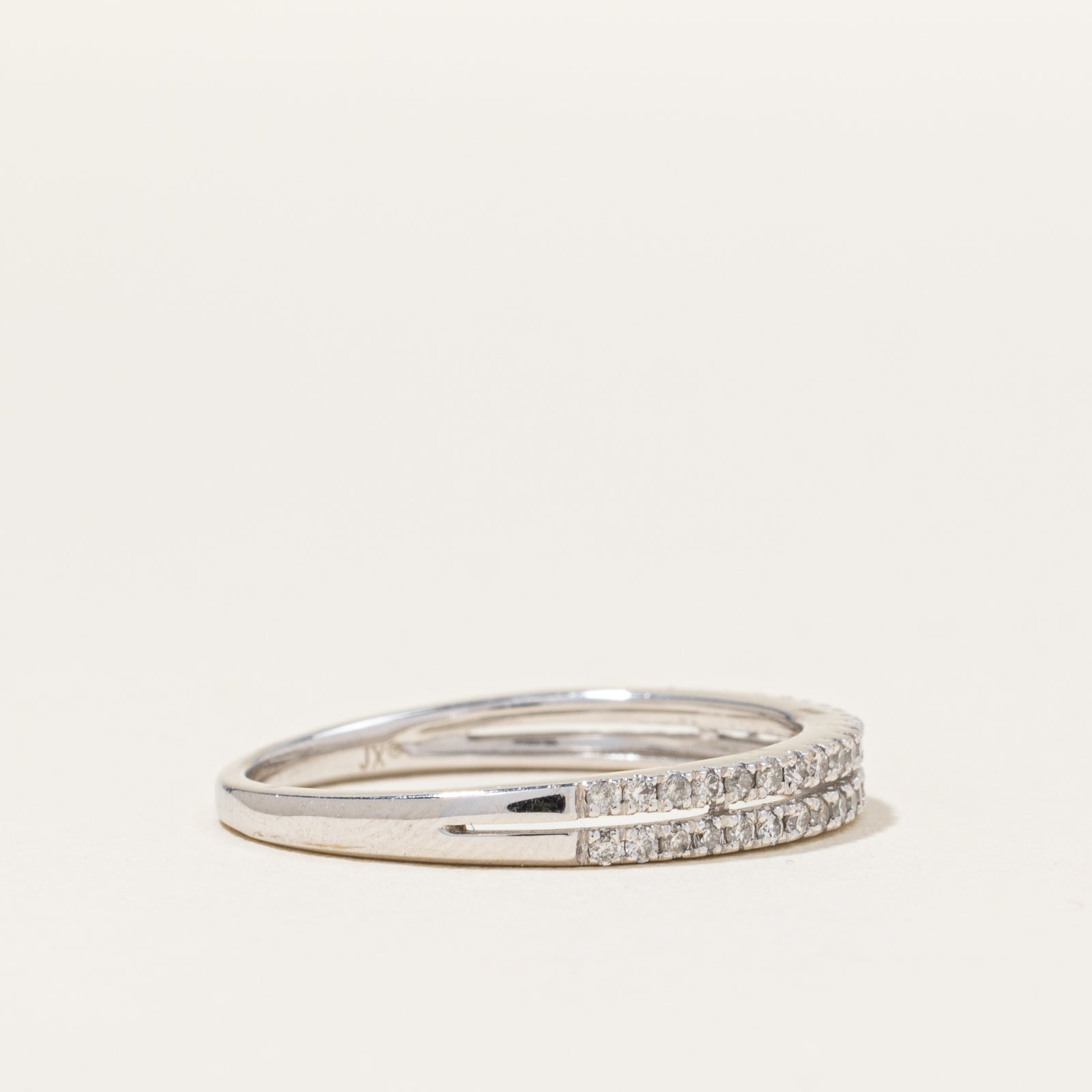 Pave Set Diamond Band | 0.23ctw | SZ 6.75 |