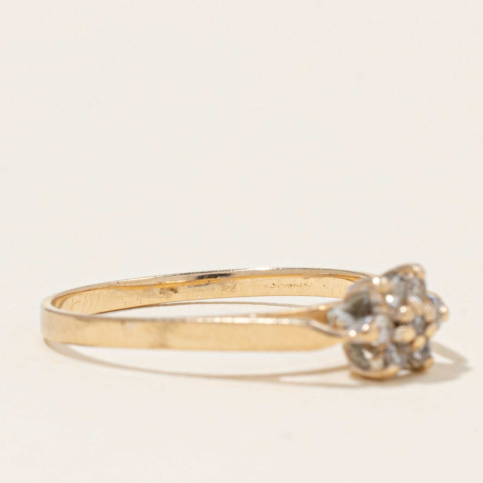 Cluster Set Diamond Ring | 0.07ctw | SZ 4.75 |