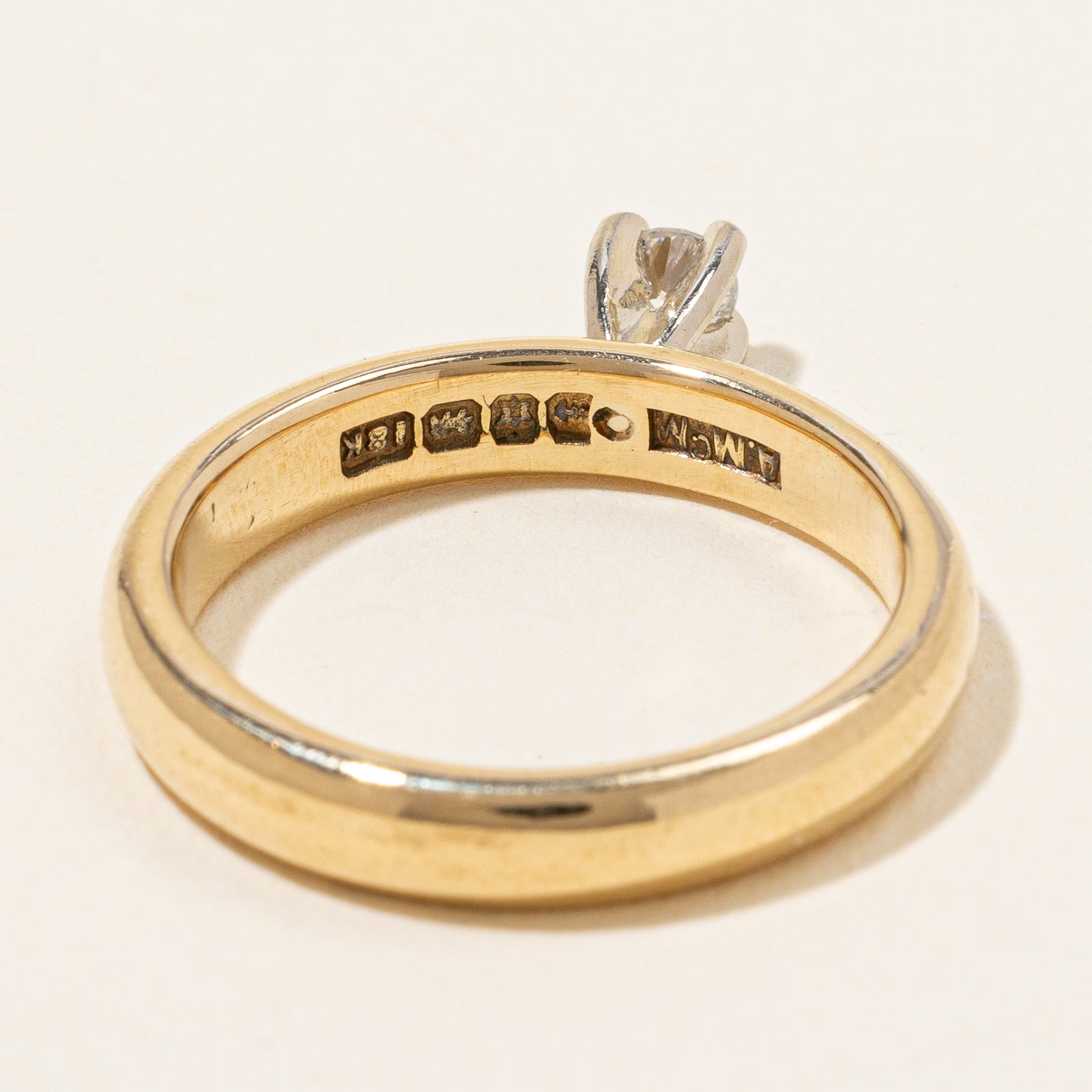 Cathedral Set Diamond Solitaire Ring | 0.10ct | SZ 6 |