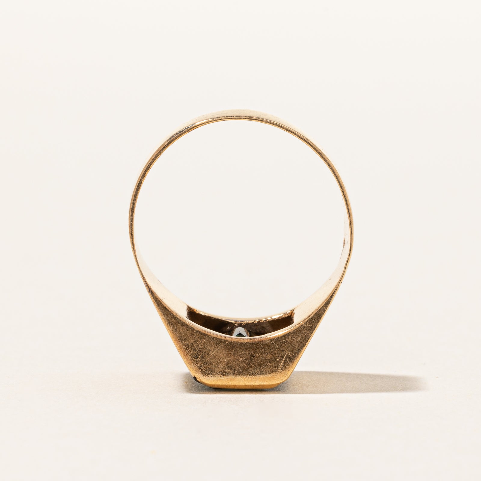 Vintage c. 1963 Swedish-made Synthetic Spinel Ring | 2.50ct | SZ 5 |