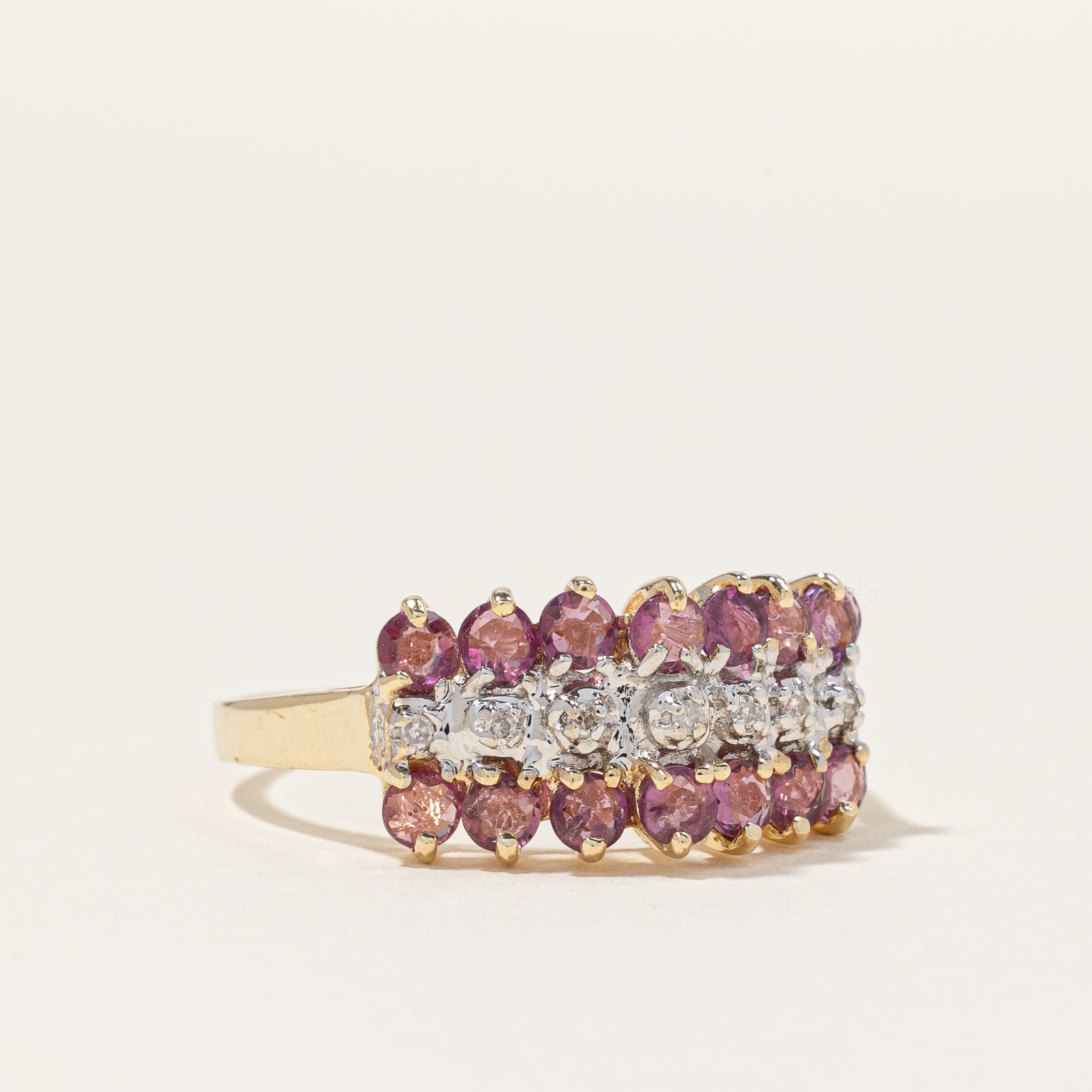 Ruby & Diamond Ring | 1.05ctw, 0.04ctw | SZ 8.75 |