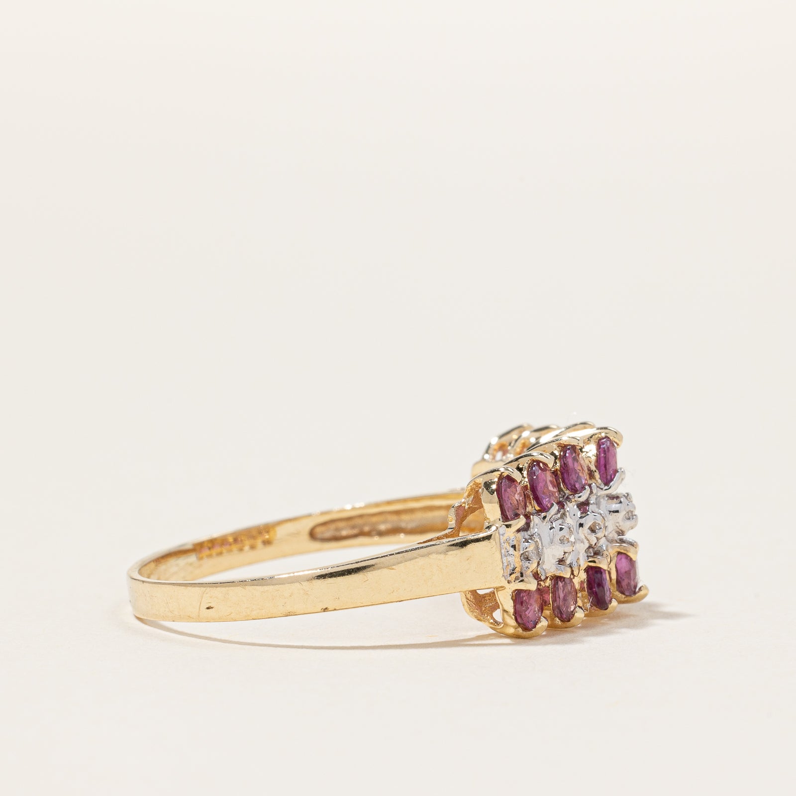 Ruby & Diamond Ring | 1.05ctw, 0.04ctw | SZ 8.75 |