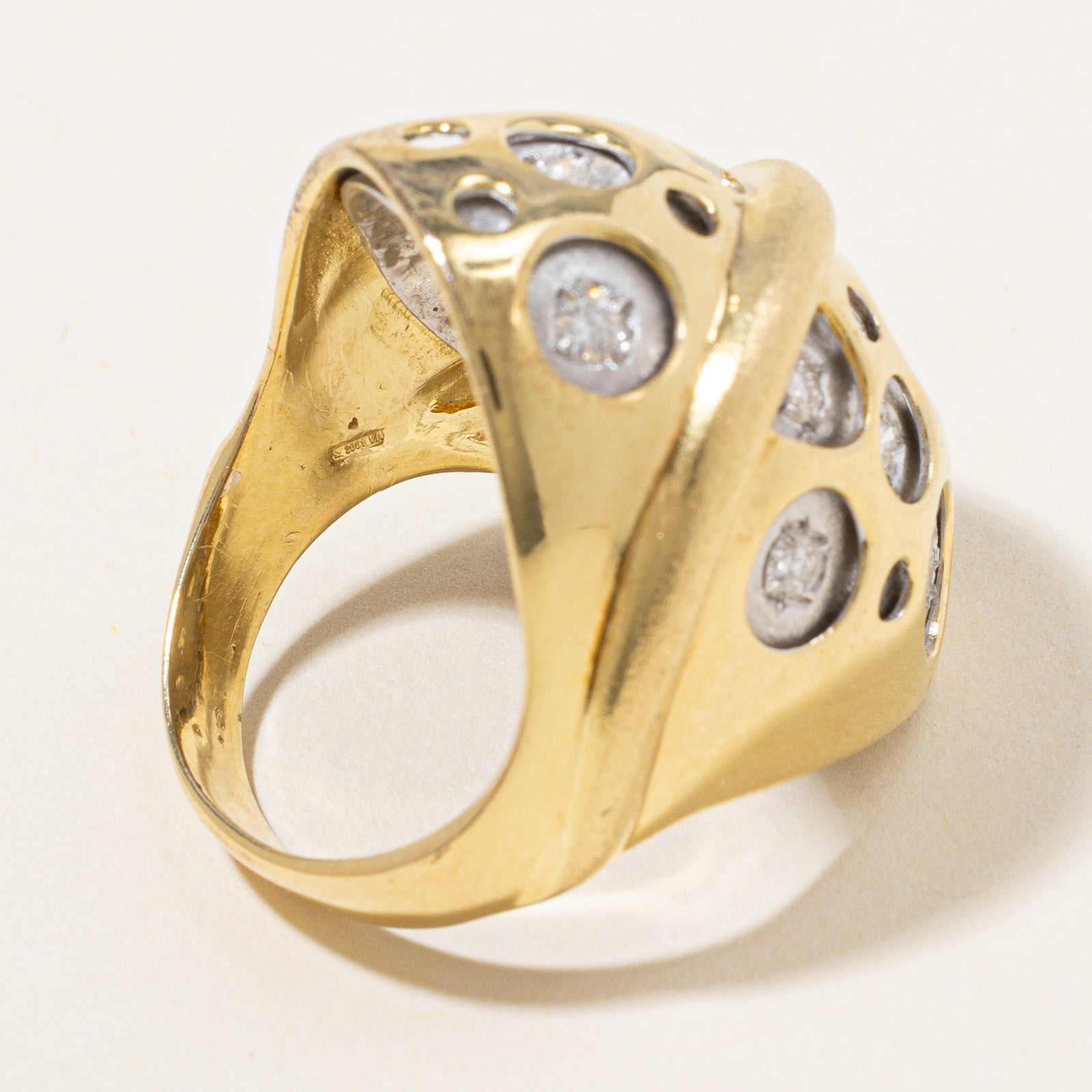 Diamond Cocktail Ring | 0.50ctw | SZ 7.25 |