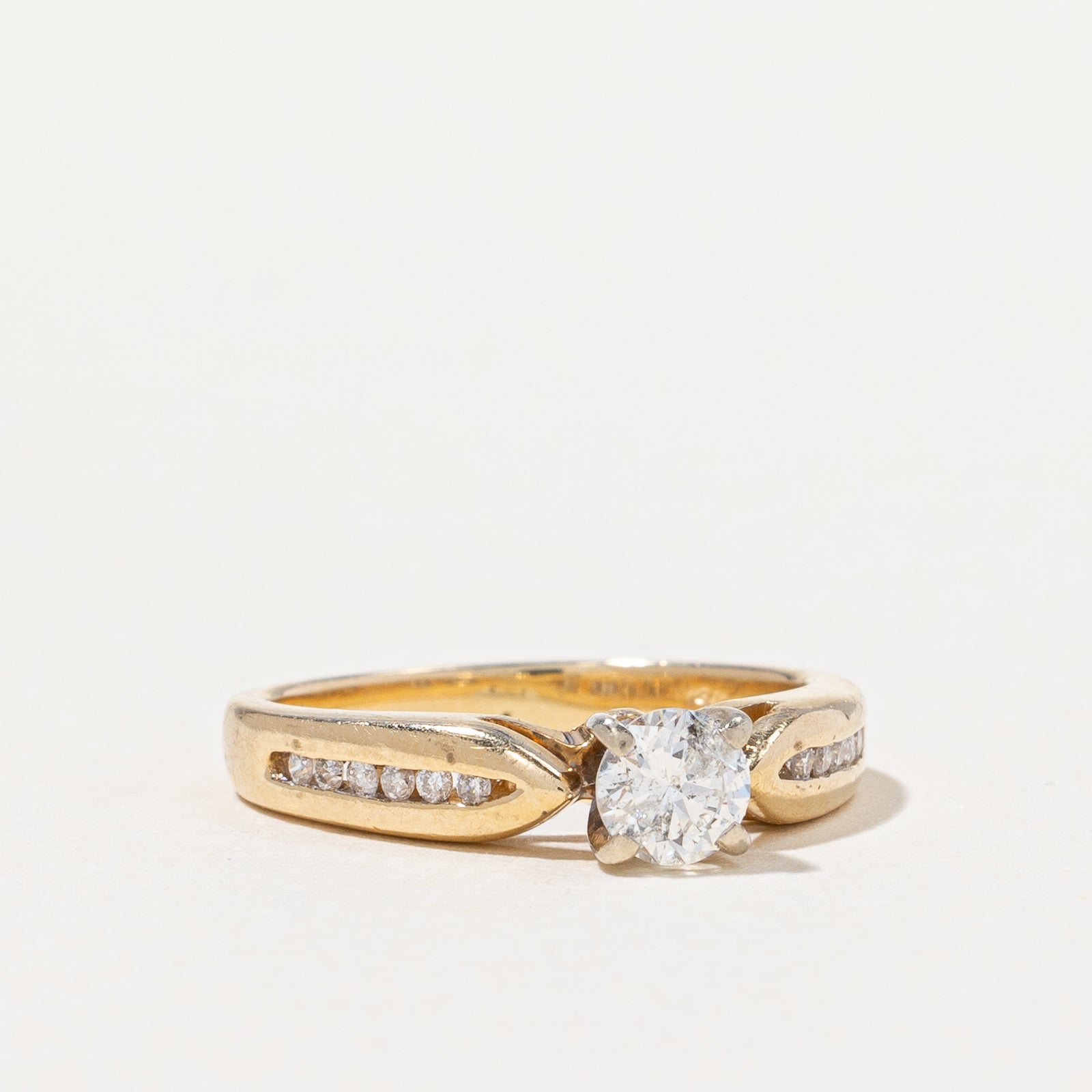 Cathedral Set Diamond Ring | 0.46ctw | SZ 4.75 |