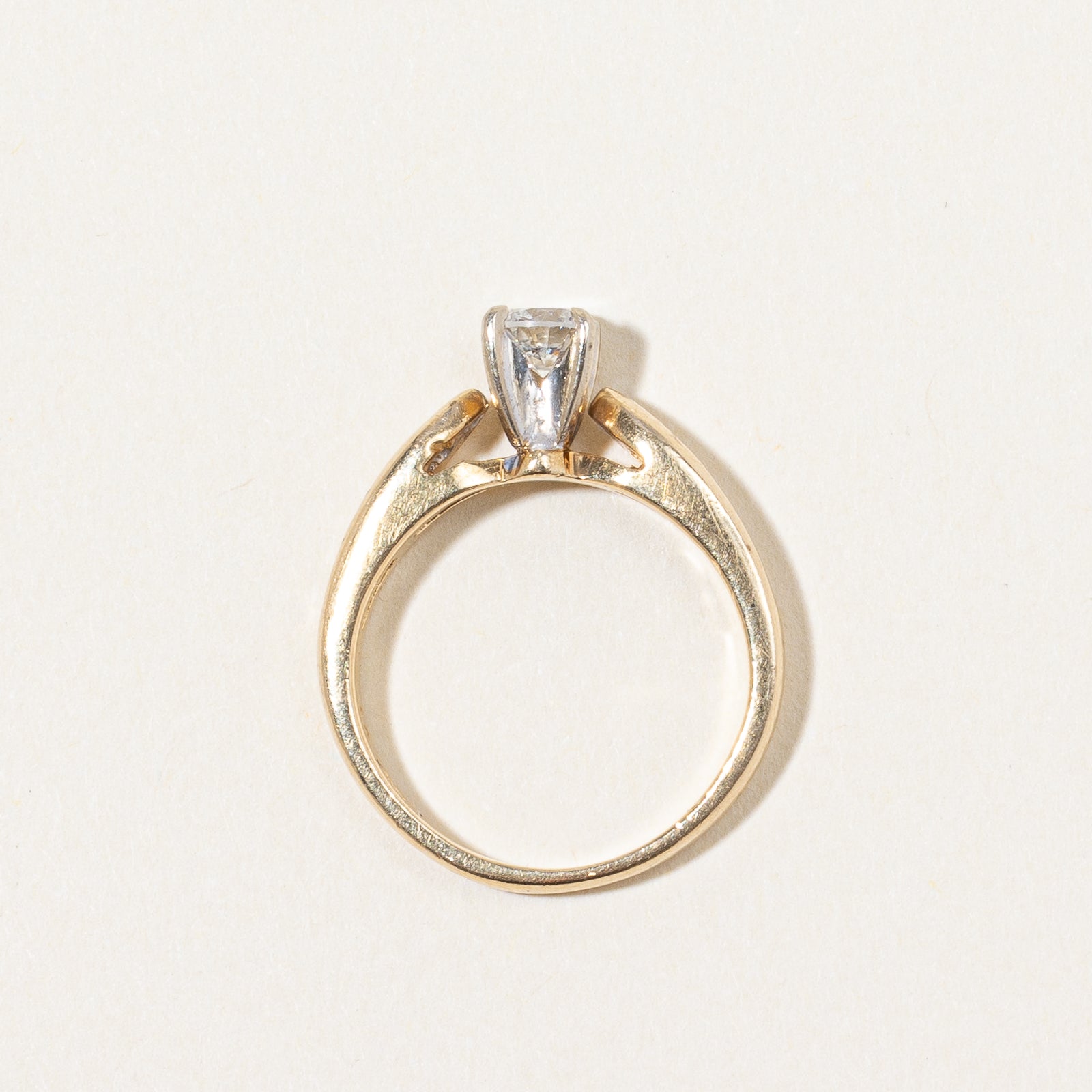 Cathedral Set Diamond Ring | 0.46ctw | SZ 4.75 |